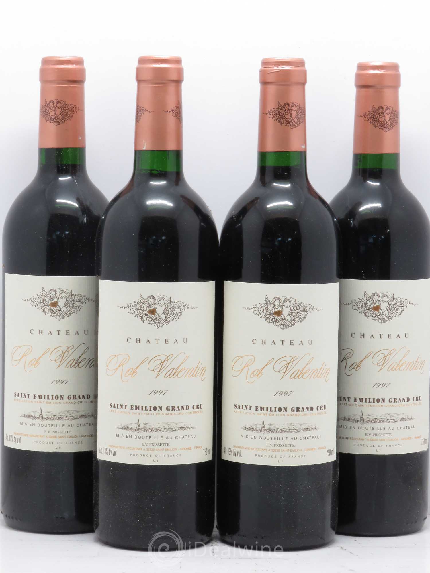 Château Rol Valentin Grand Cru Classé 1997 - Lot de 4 bouteilles - 0