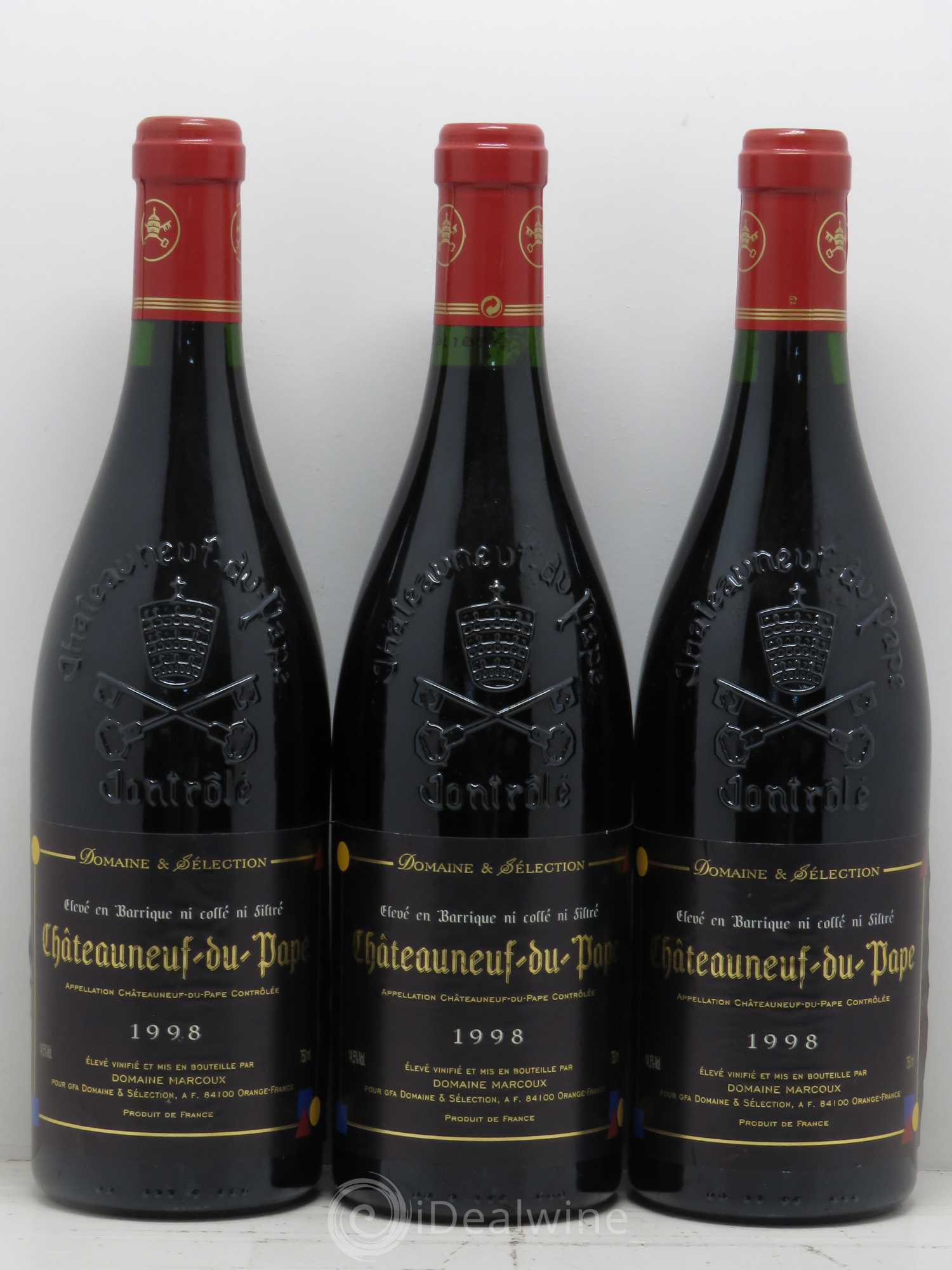 Châteauneuf-du-Pape Marcoux (Domaine de) 1998 - Lot de 6 bouteilles - 2