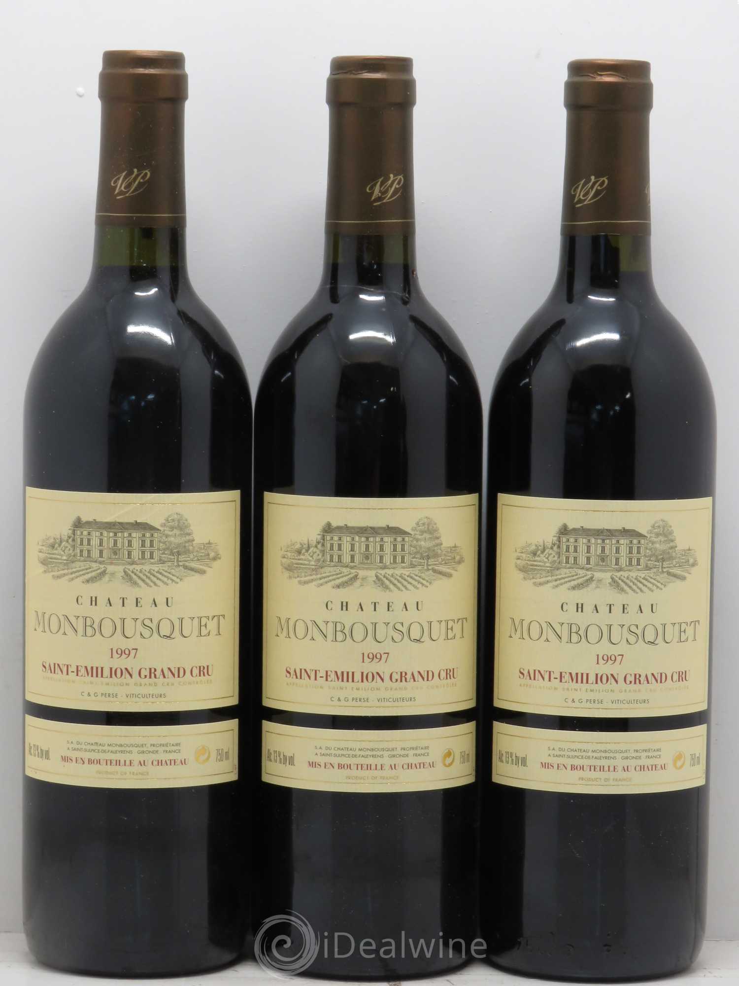 Château Monbousquet Grand Cru Classé 1997 - Lot de 12 bouteilles - 1