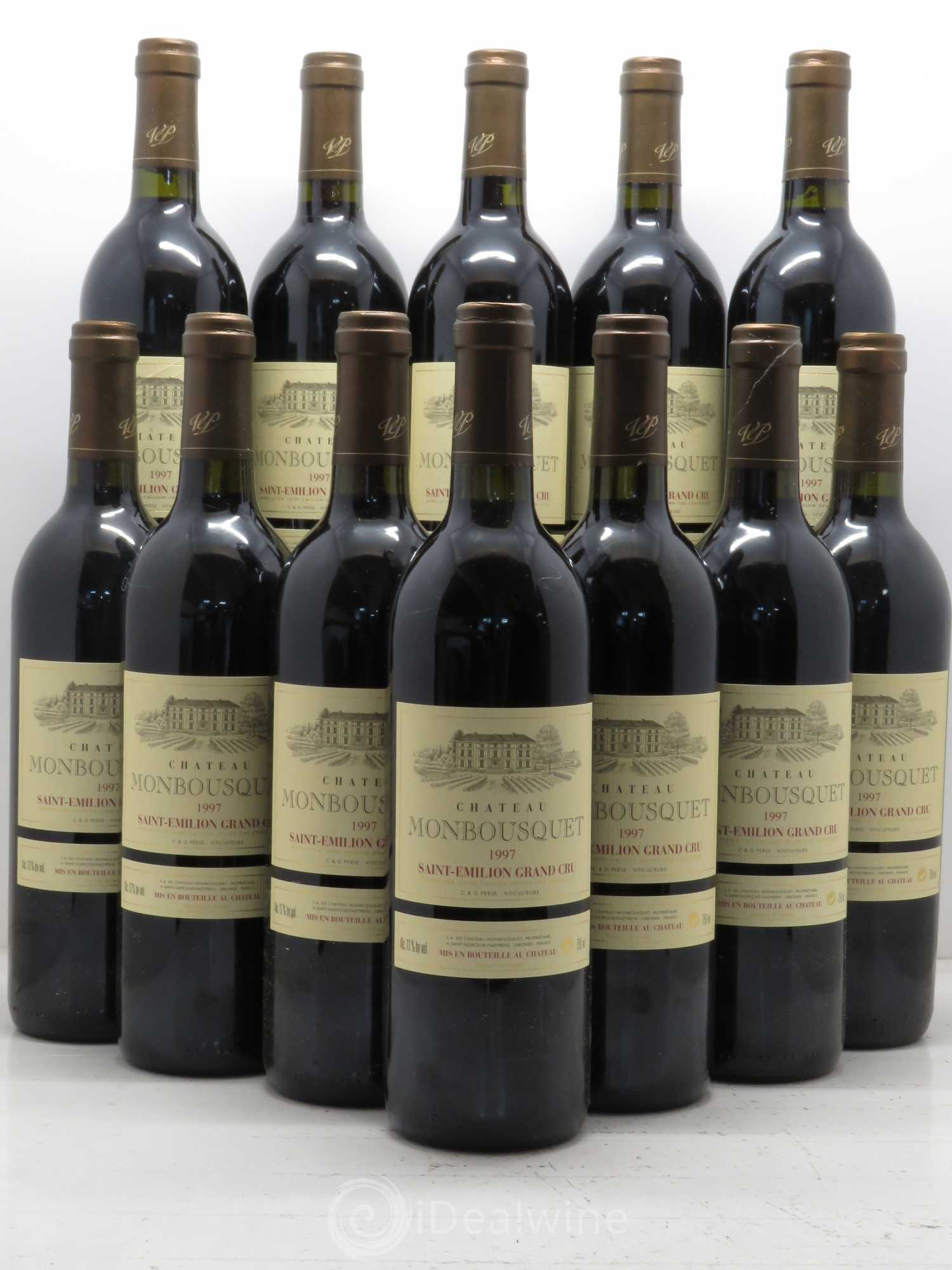 Château Monbousquet Grand Cru Classé 1997 - Lot de 12 bouteilles - 0