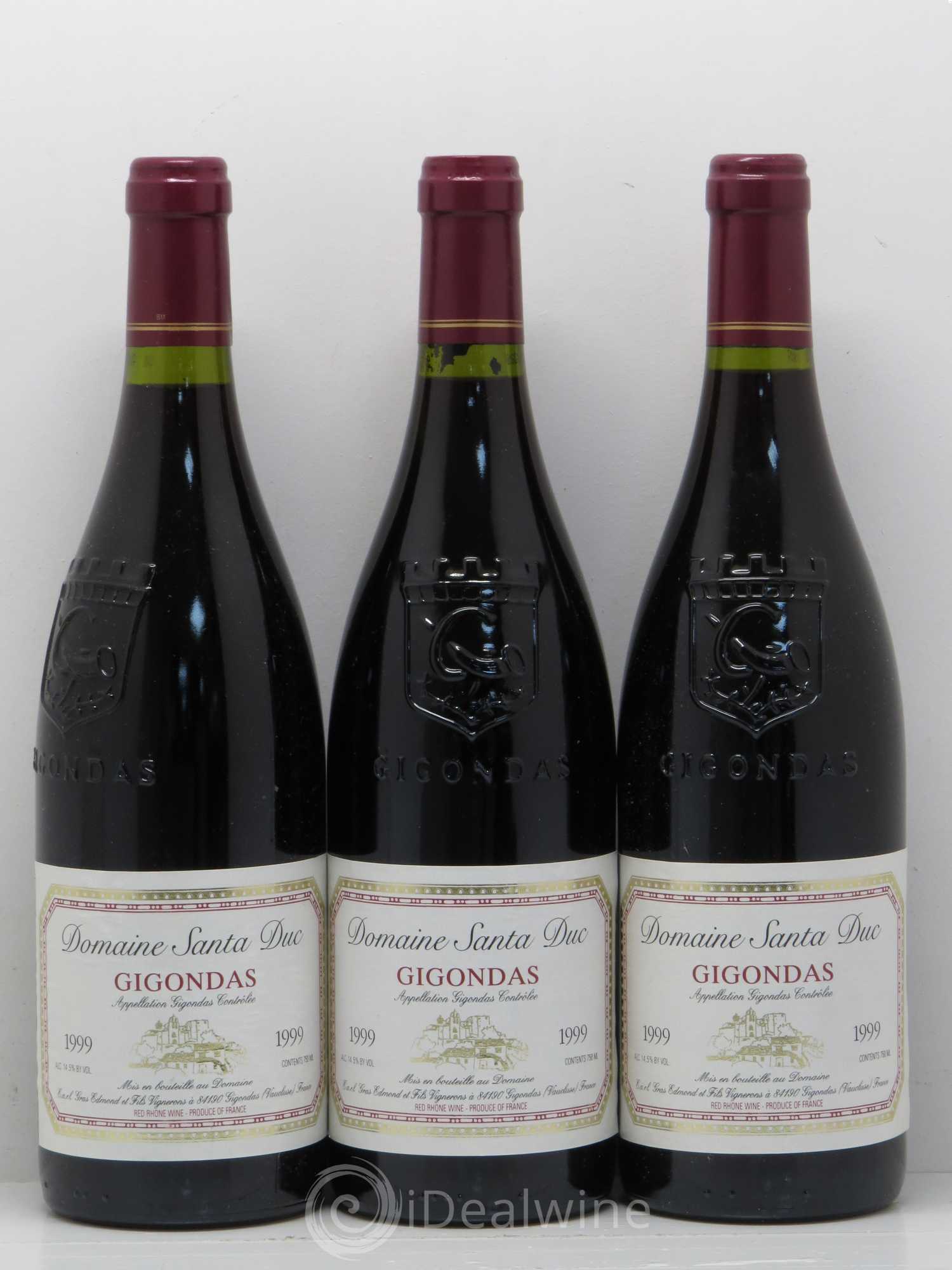 Gigondas Domaine Santa Duc 1999 - Lot de 6 bouteilles - 2