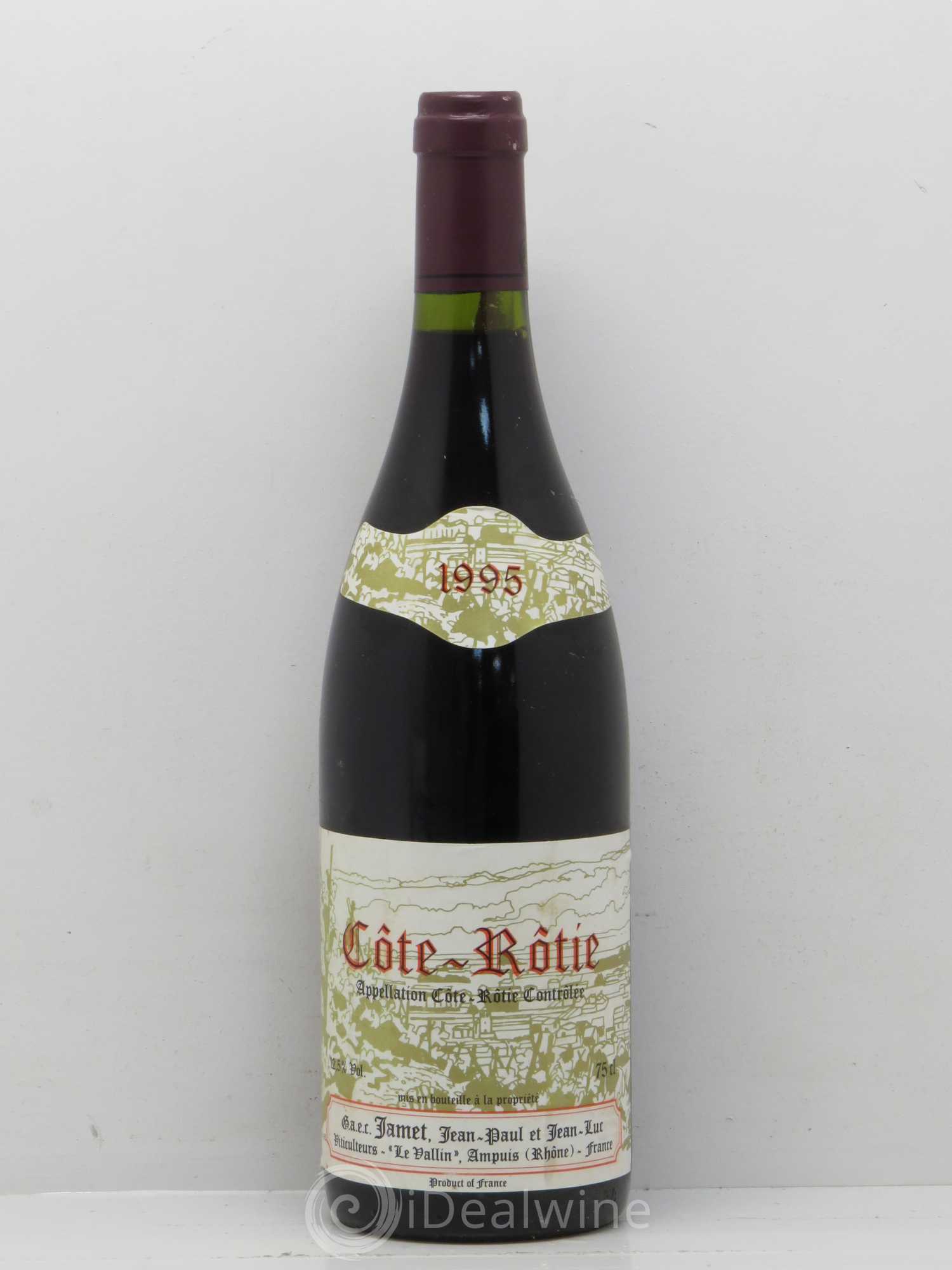 Côte-Rôtie Jamet (Domaine) 1995 - Lot de 1 bouteille - 0