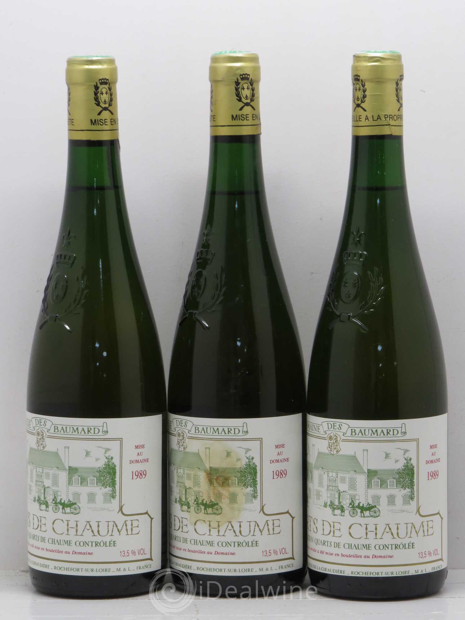 Quarts de Chaume Baumard (Domaine des) 1989 - Lotto di 6 bottiglie - 1