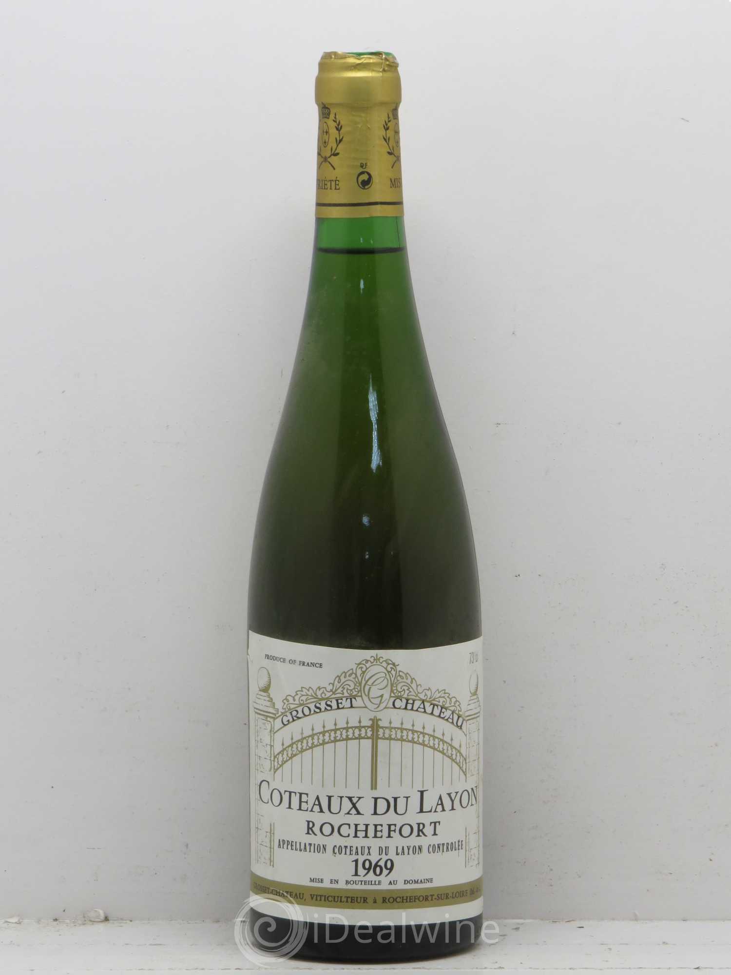 Coteaux du Layon Rochefort Château Grosset 1969 - Lotto di 1 bottiglia - 0