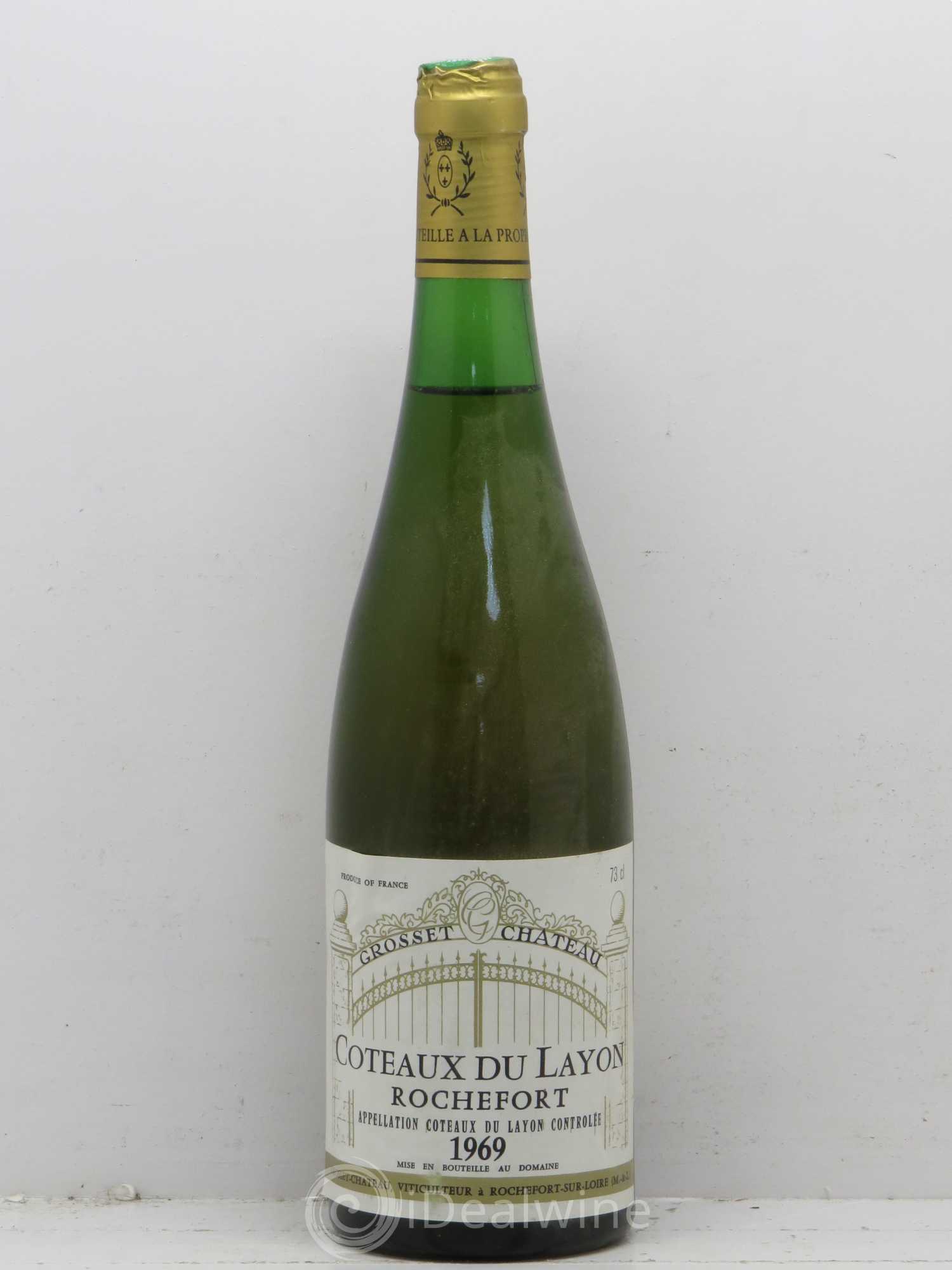 Coteaux du Layon Motte à Bory Château Grosset 1969 - Lotto di 1 bottiglia - 0