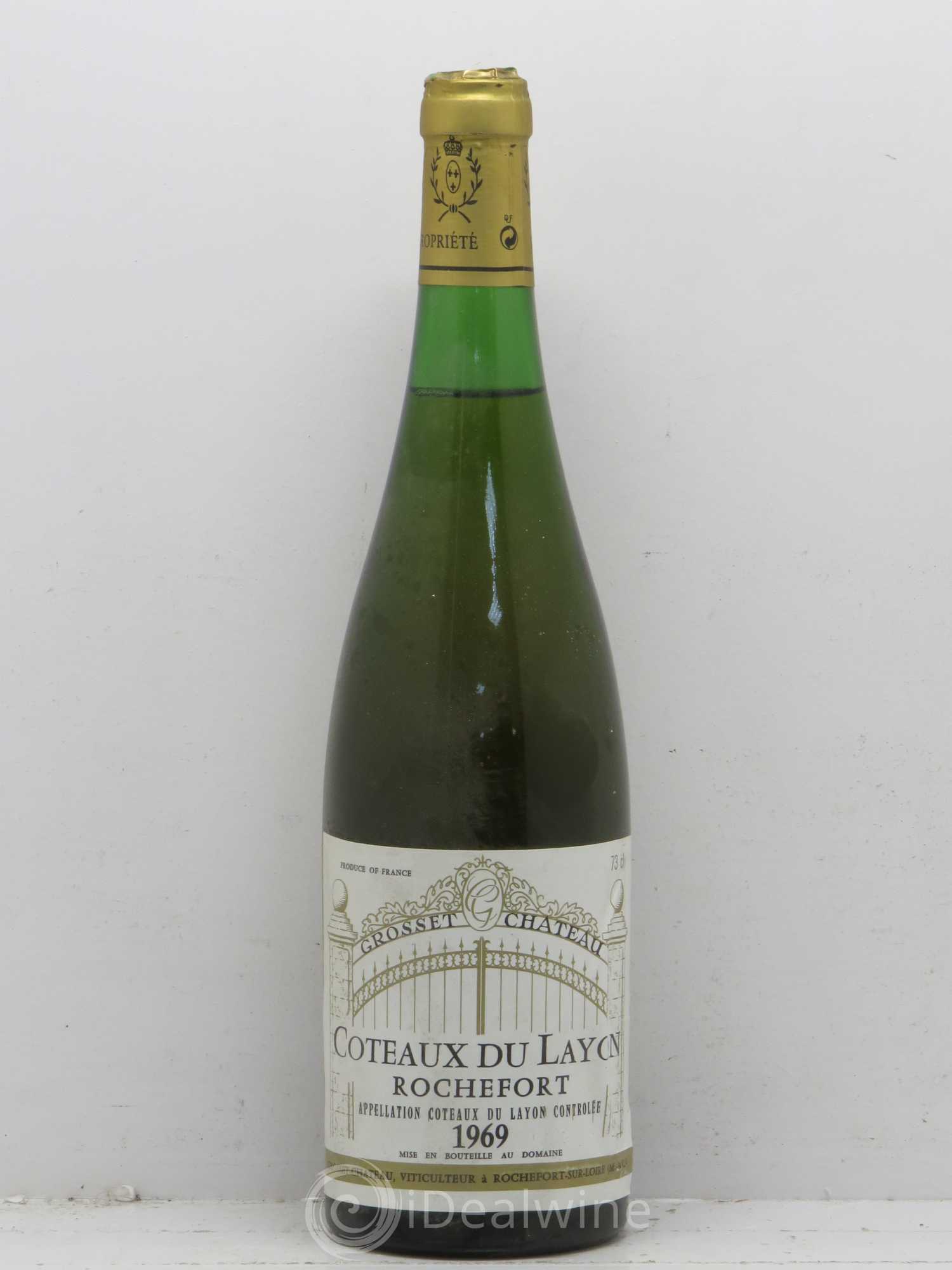 Coteaux du Layon Rochefort Château Grosset 1969 - Lotto di 1 bottiglia - 0