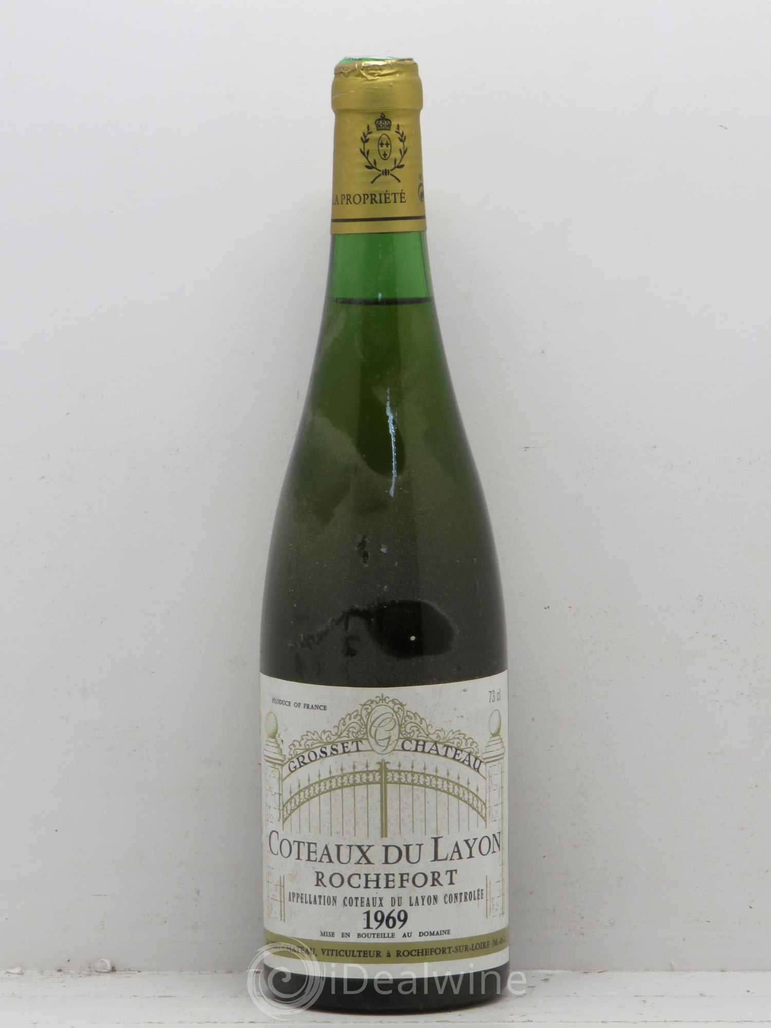 Coteaux du Layon Rochefort Château Grosset 1969 - Lotto di 1 bottiglia - 0