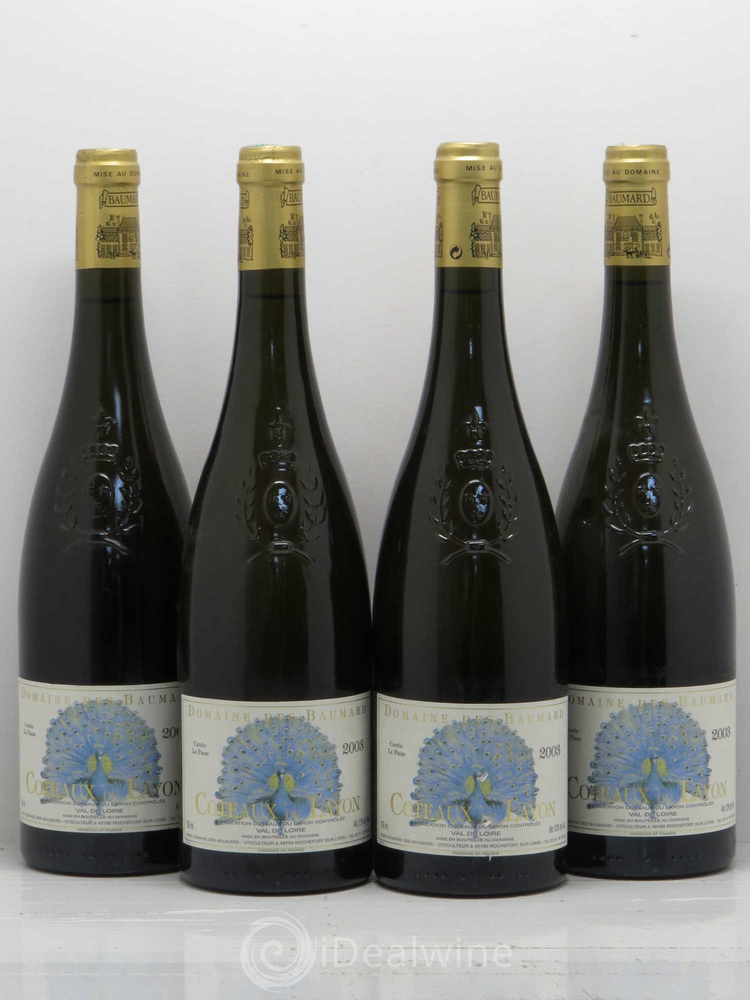 Coteaux du Layon Domaine Des Baumard Cuvée Le Paon (sans prix de réserve) 2003 - Lotto di 8 bottiglie - 2