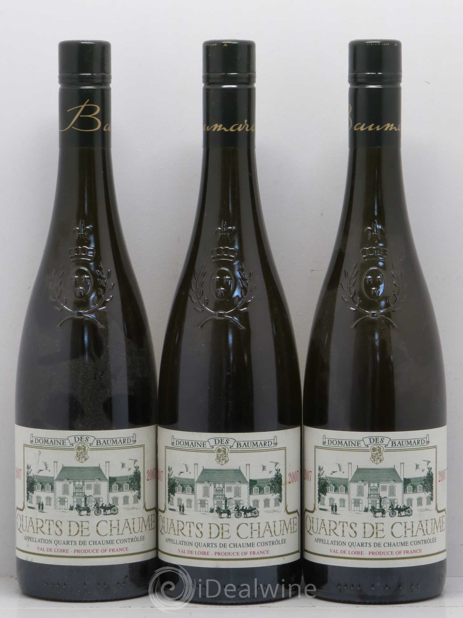 Quarts de Chaume Baumard (Domaine des) 2007 - Lotto di 3 bottiglie - 0