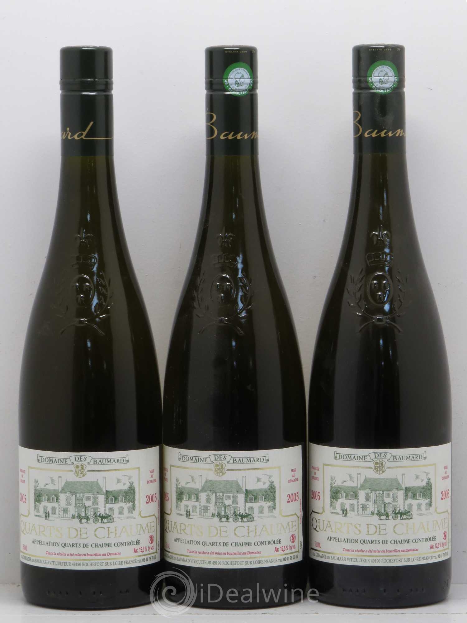 Quarts de Chaume Baumard (Domaine des) 2005 - Lotto di 6 bottiglie - 2