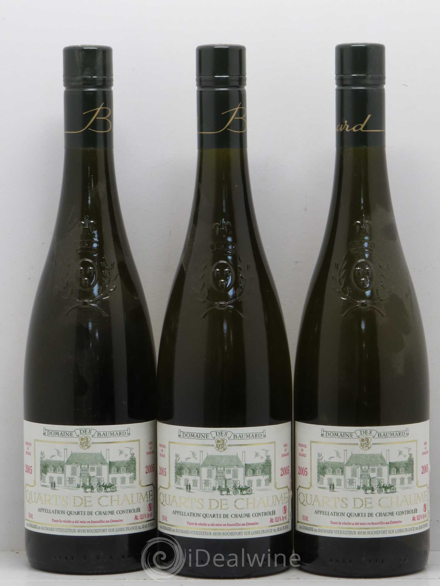 Quarts de Chaume Baumard (Domaine des) 2005 - Lotto di 3 bottiglie - 0