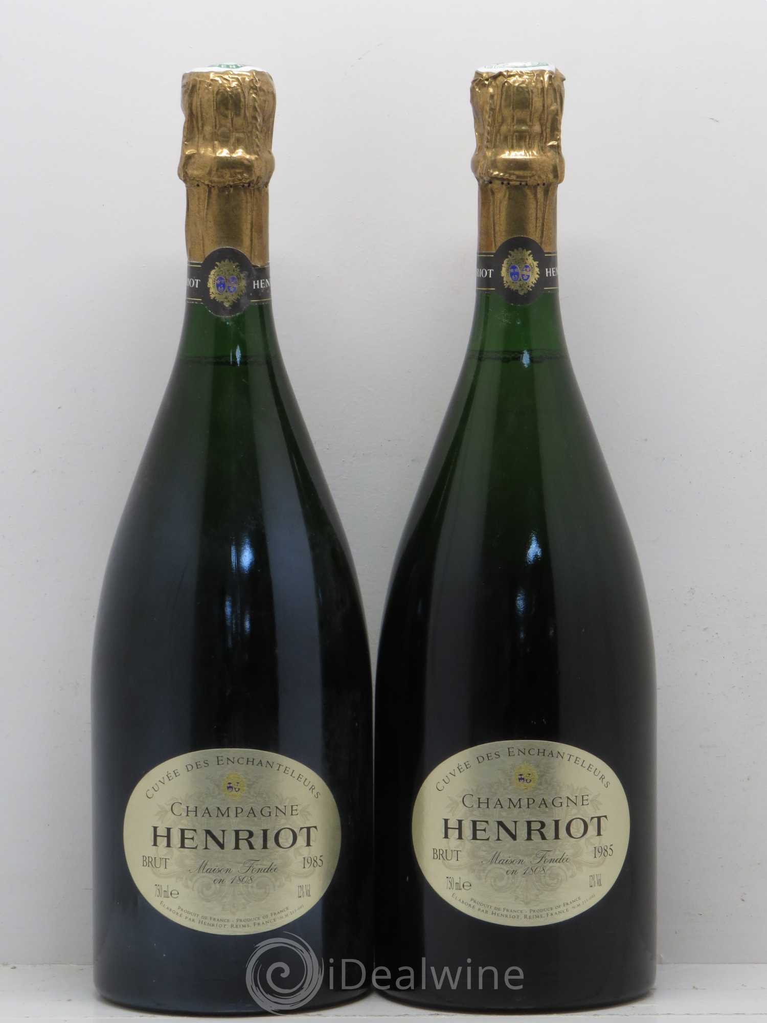 Cuvée des Enchanteleurs Henriot 1985 - Lot de 2 bouteilles - 0