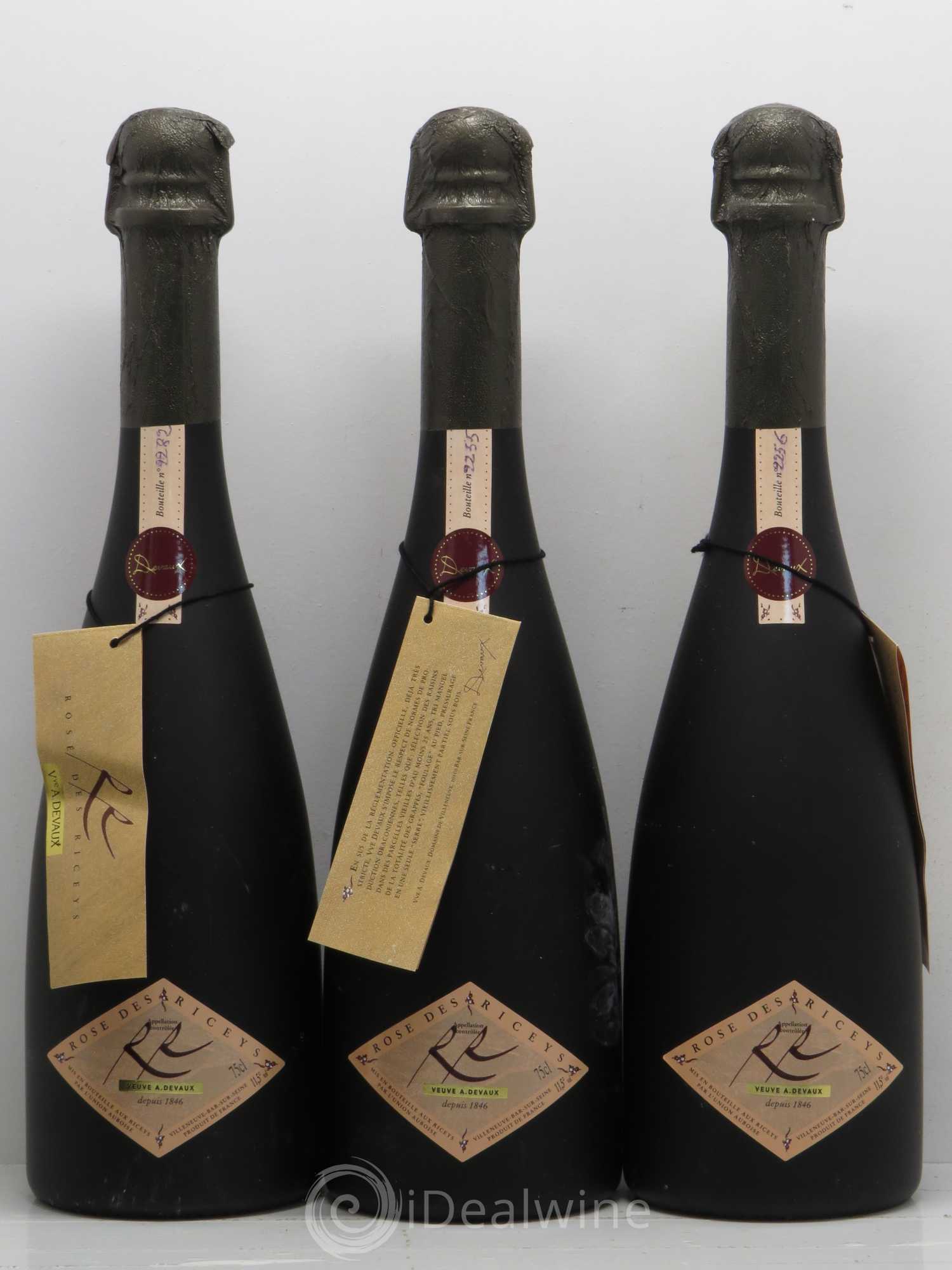 Champagne - Rosé des Riceys Domaine Devaux - Lot de 6 bouteilles - 1