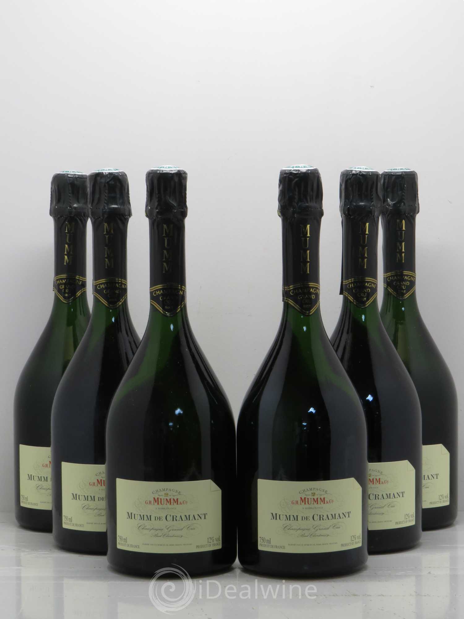 Champagne Mumm de Cramant Blanc de Blancs Grand Cru - Posten von 6 Flaschen - 0