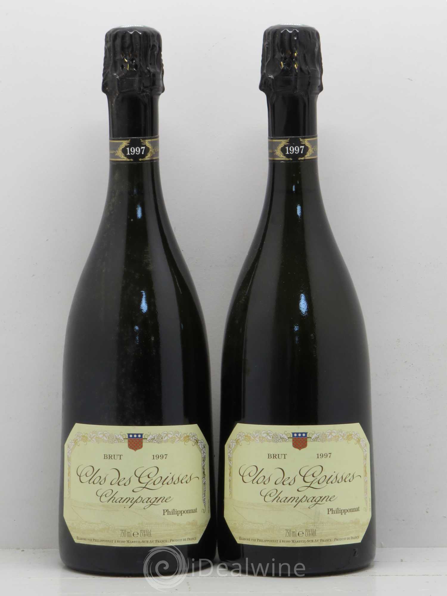 Clos des Goisses Philipponnat 1997 - Lot de 2 bouteilles - 0