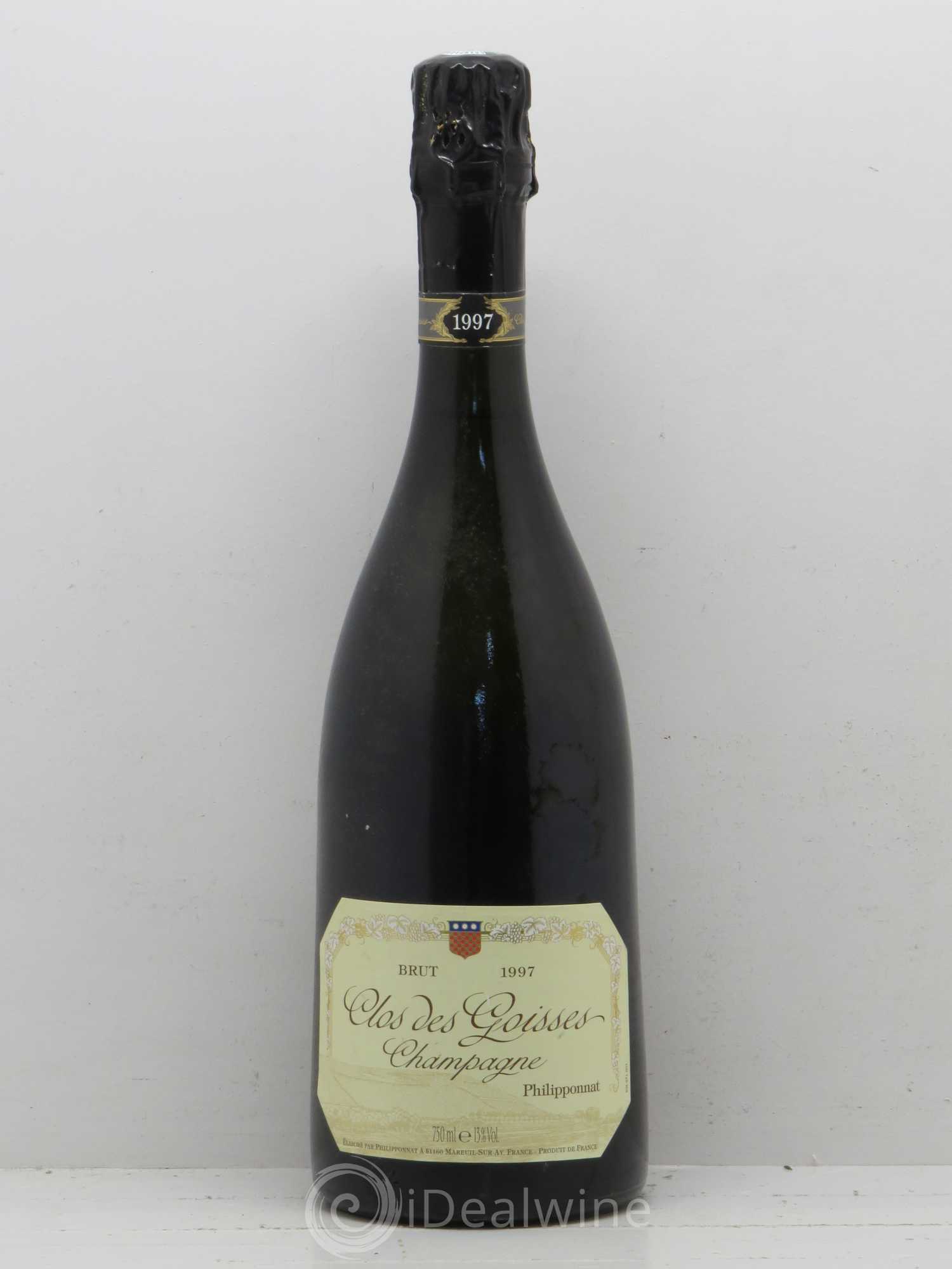 Clos des Goisses Philipponnat 1997 - Lot de 1 bouteille - 0