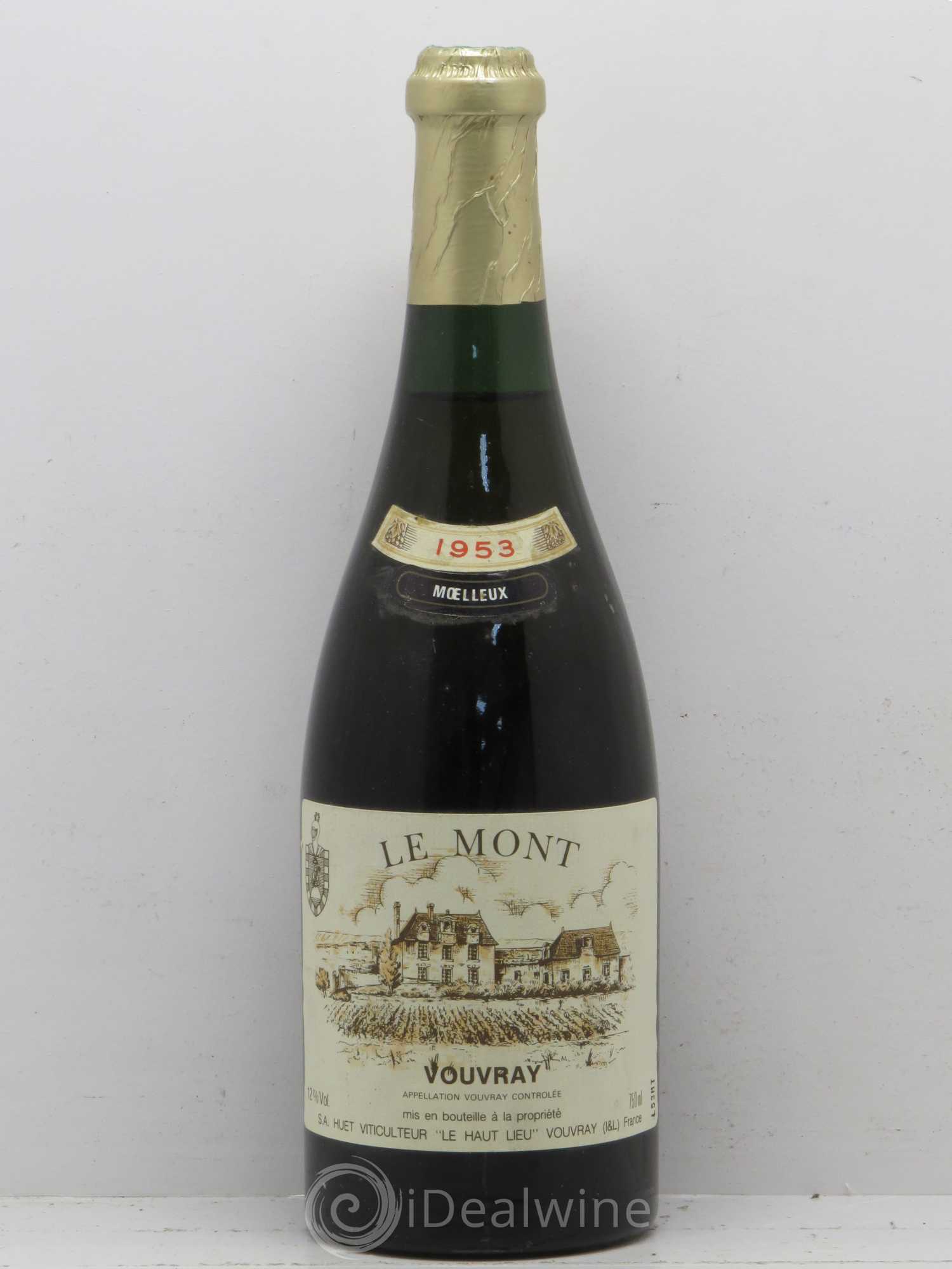 Vouvray Le Mont Moelleux Domaine Huet 1953 - Lotto di 1 bottiglia - 0
