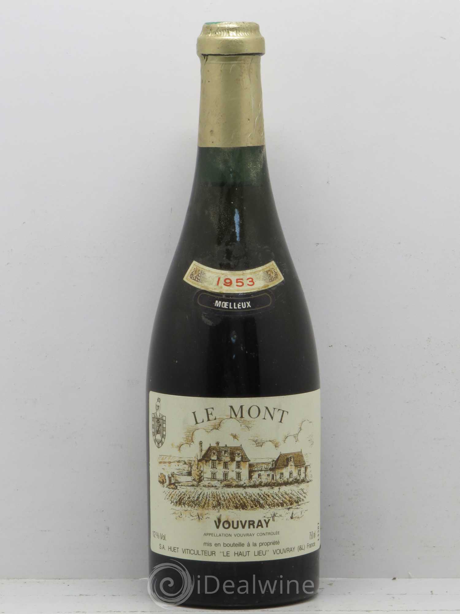 Vouvray Le Mont Moelleux Domaine Huet 1953 - Lotto di 1 bottiglia - 0