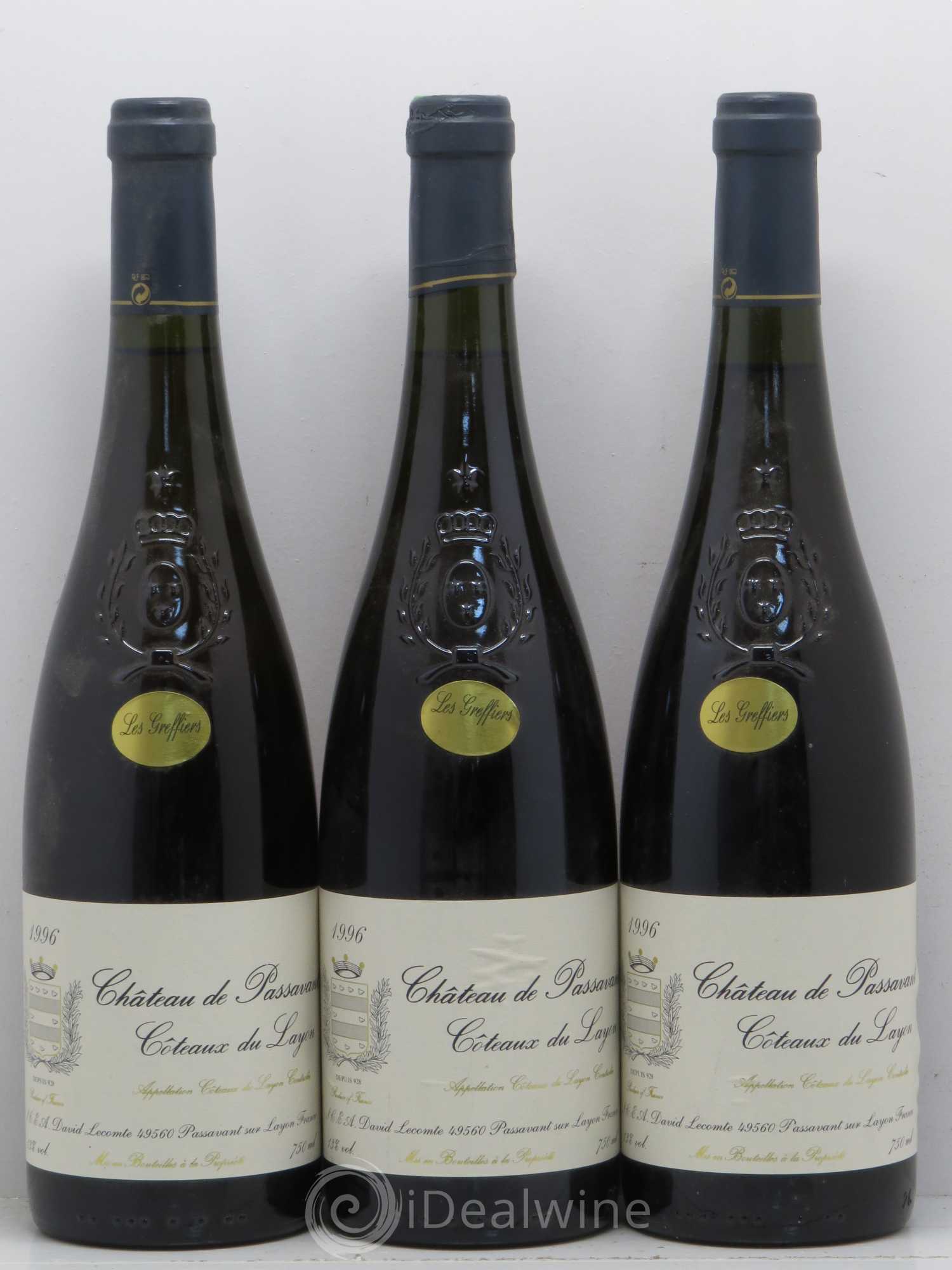 Coteaux du Layon Château De Passavant Les Greffiers D. Lecomte 1996 - Lotto di 6 bottiglie - 2