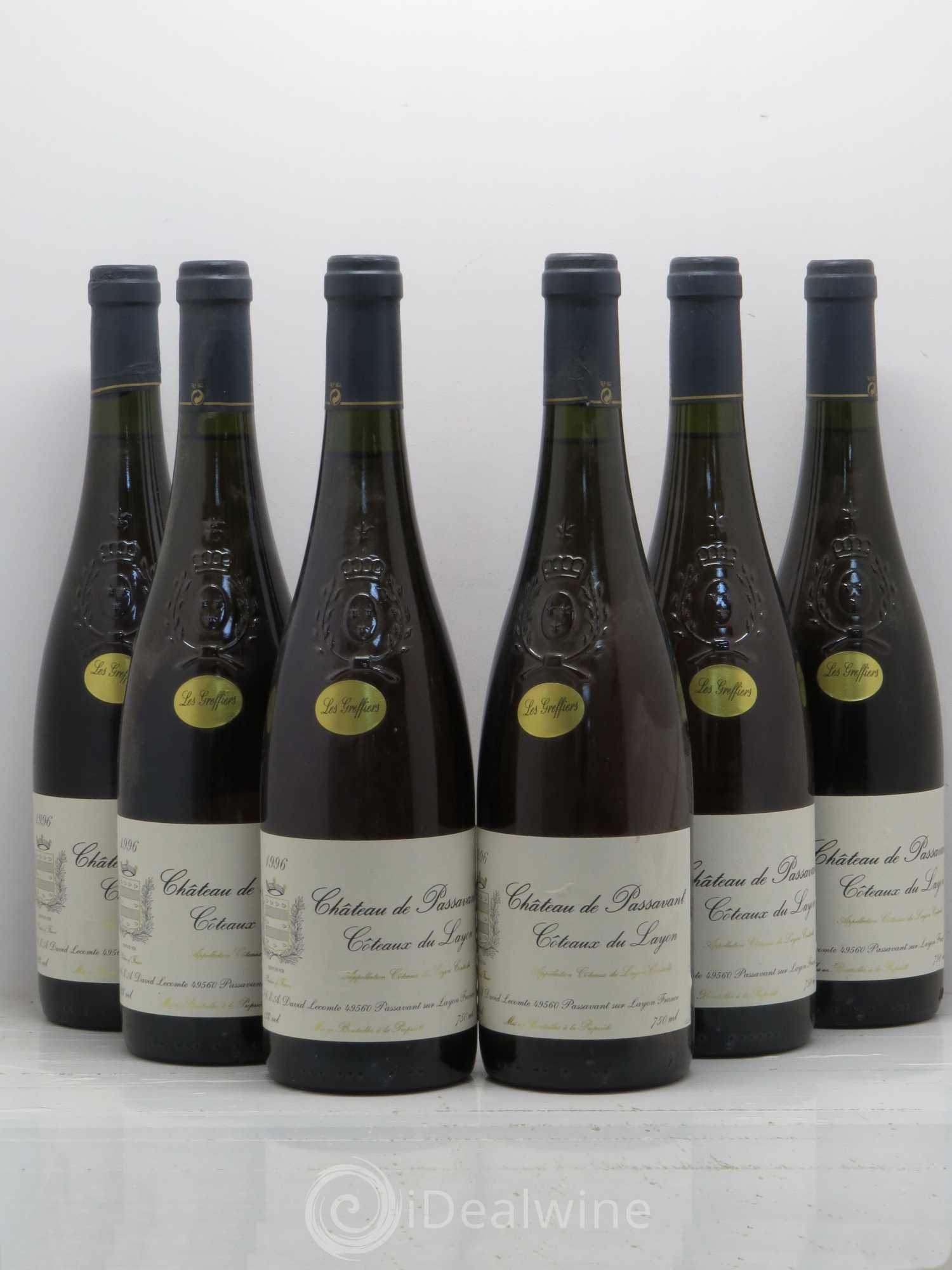 Coteaux du Layon Château De Passavant Les Greffiers D. Lecomte 1996 - Lotto di 6 bottiglie - 0