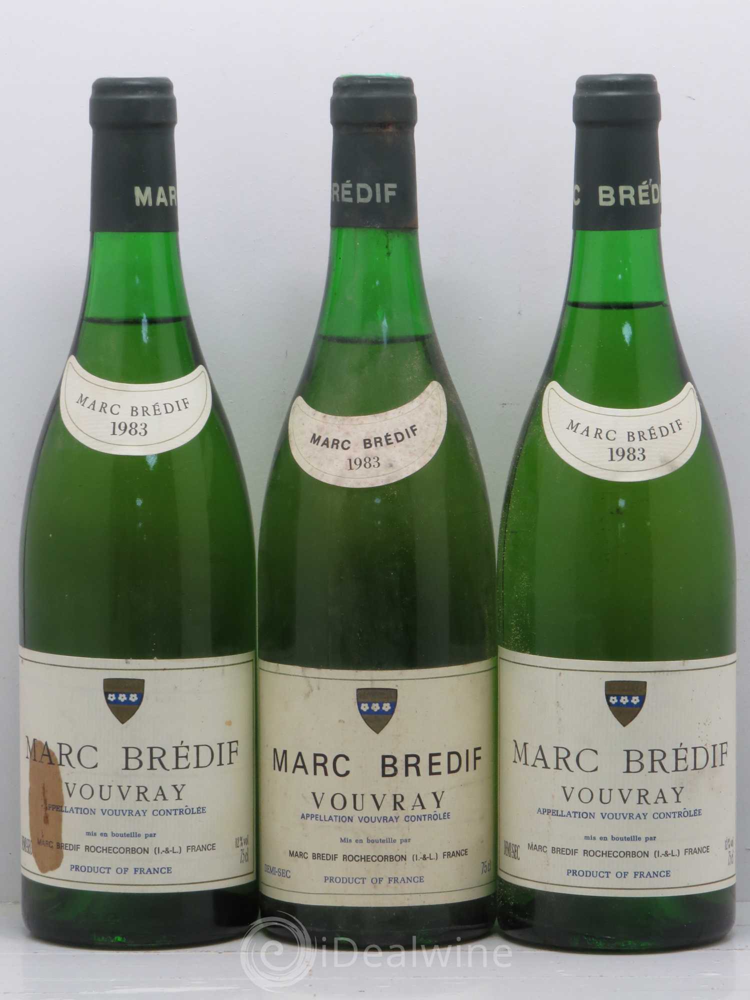 Vouvray Marc Bredif (sans prix de réserve) 1983 - Lotto di 3 bottiglie - 0