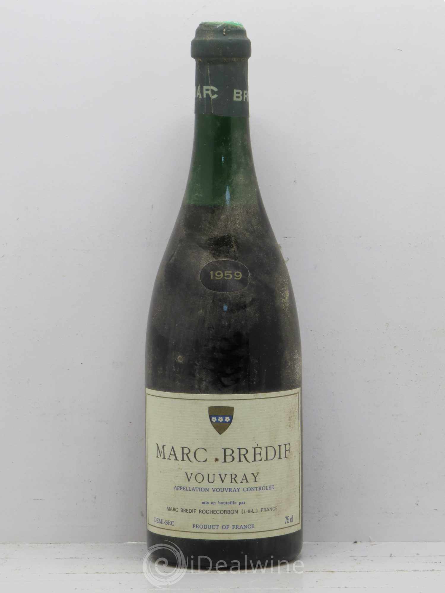 Vouvray Marc Bredif (sans prix de réserve) 1959 - Lotto di 1 bottiglia - 0