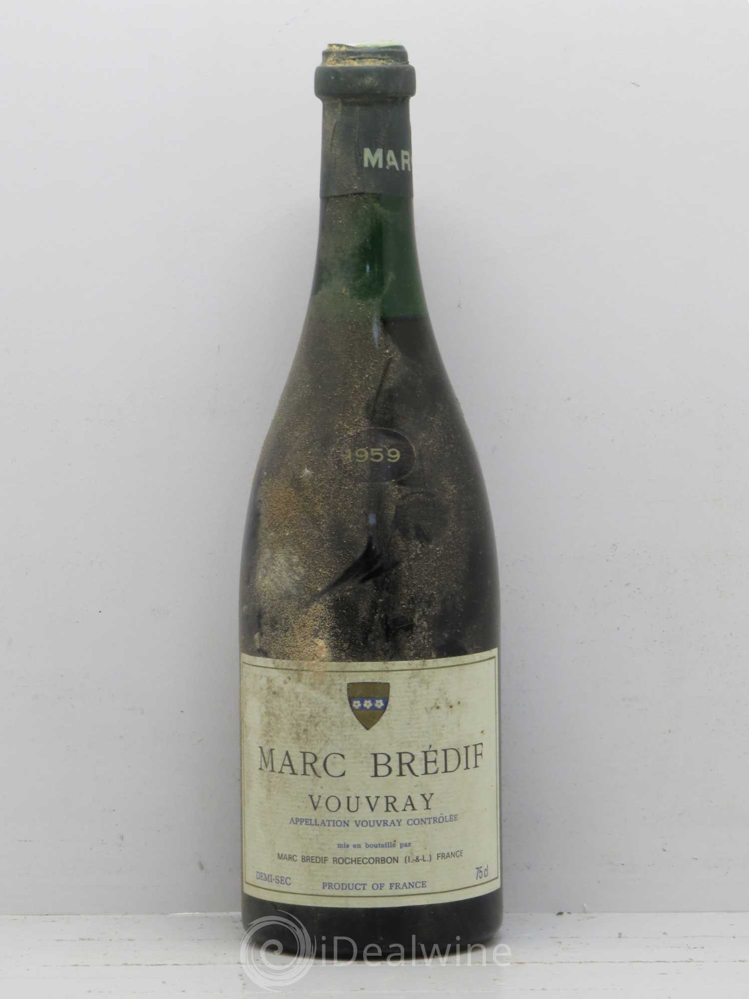 Vouvray Marc Bredif (sans prix de réserve) 1959 - Lotto di 1 bottiglia - 0