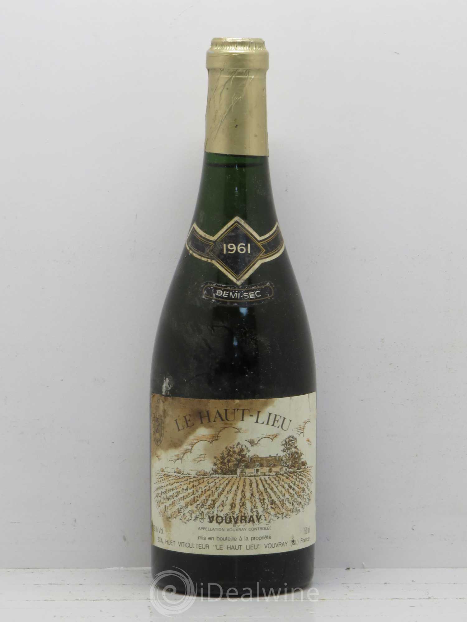 Vouvray Le Haut-Lieu Moelleux Domaine Huet 1961 - Lotto di 1 bottiglia - 0