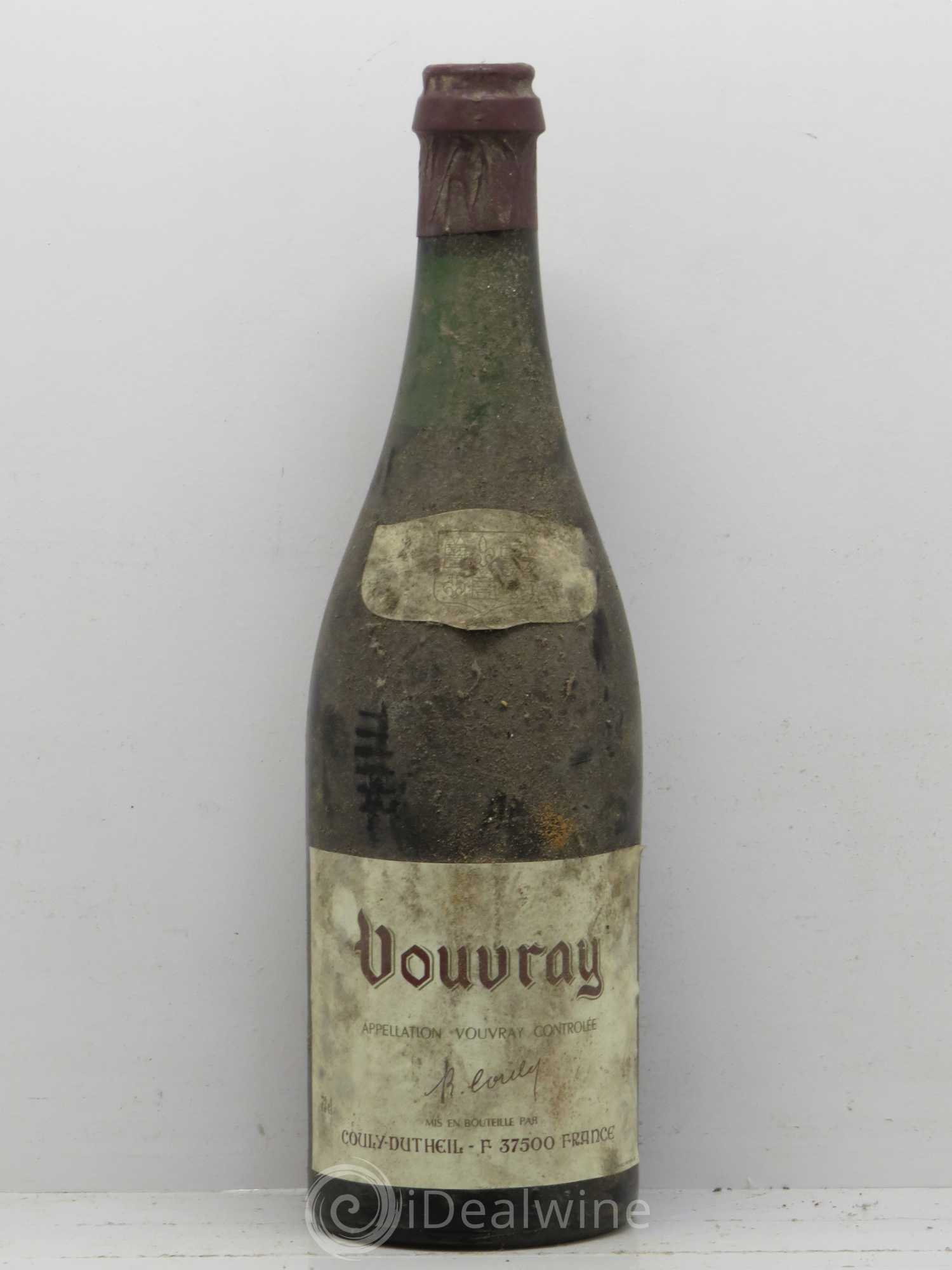Vouvray Caves Couly (sans prix de réserve) 1947 - Posten von 1 Flasche - 0