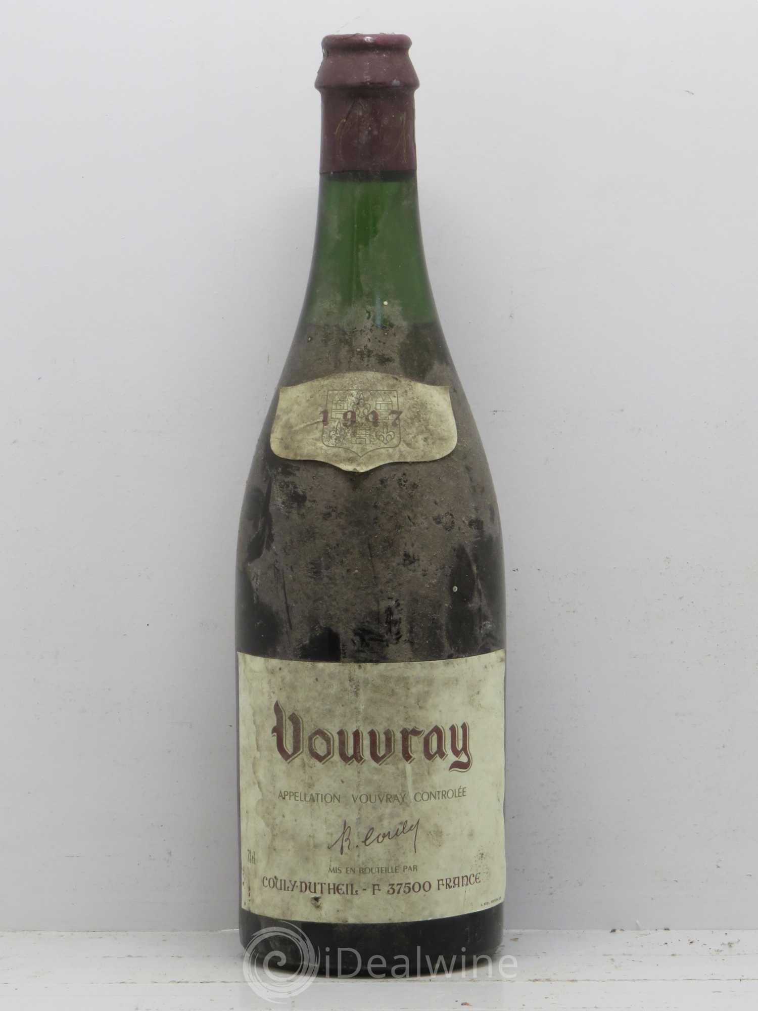 Vouvray Caves Couly (sans prix de réserve) 1947 - Lotto di 1 bottiglia - 0
