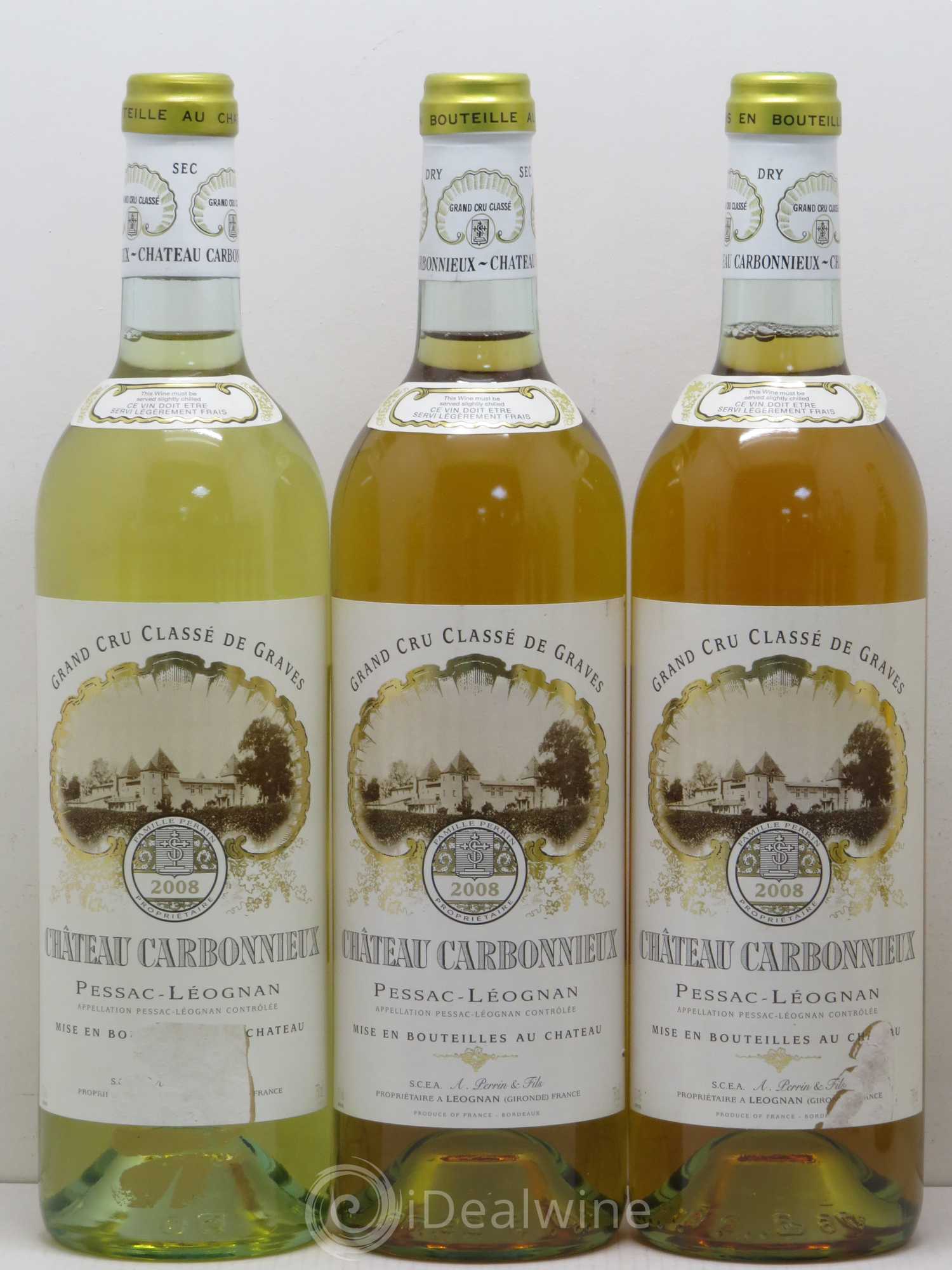 Château Carbonnieux Cru Classé de Graves 2008 - Lot de 12 bouteilles - 2