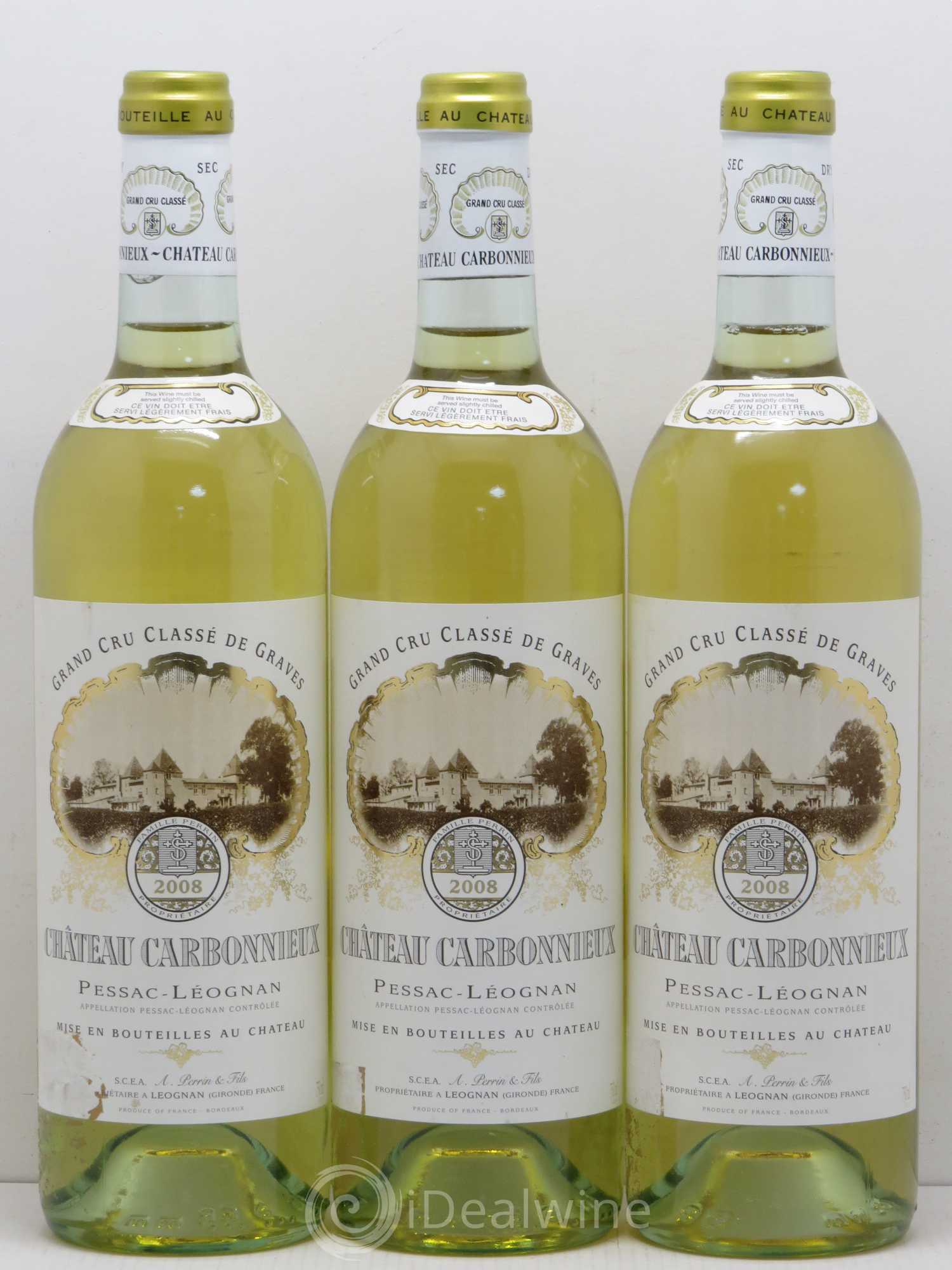 Château Carbonnieux Cru Classé de Graves 2008 - Lot de 12 bouteilles - 4