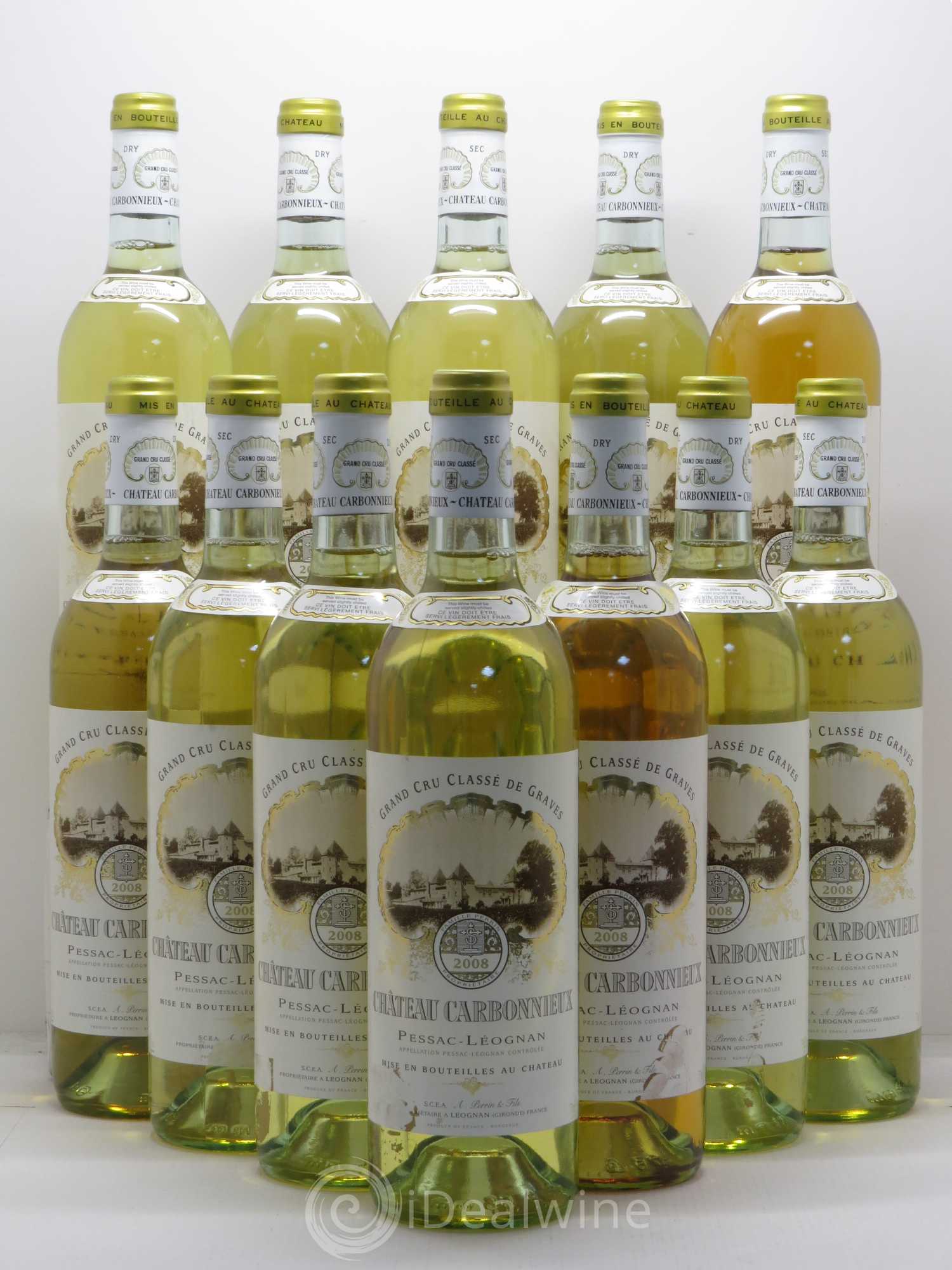 Château Carbonnieux Cru Classé de Graves 2008 - Lot de 12 bouteilles - 0