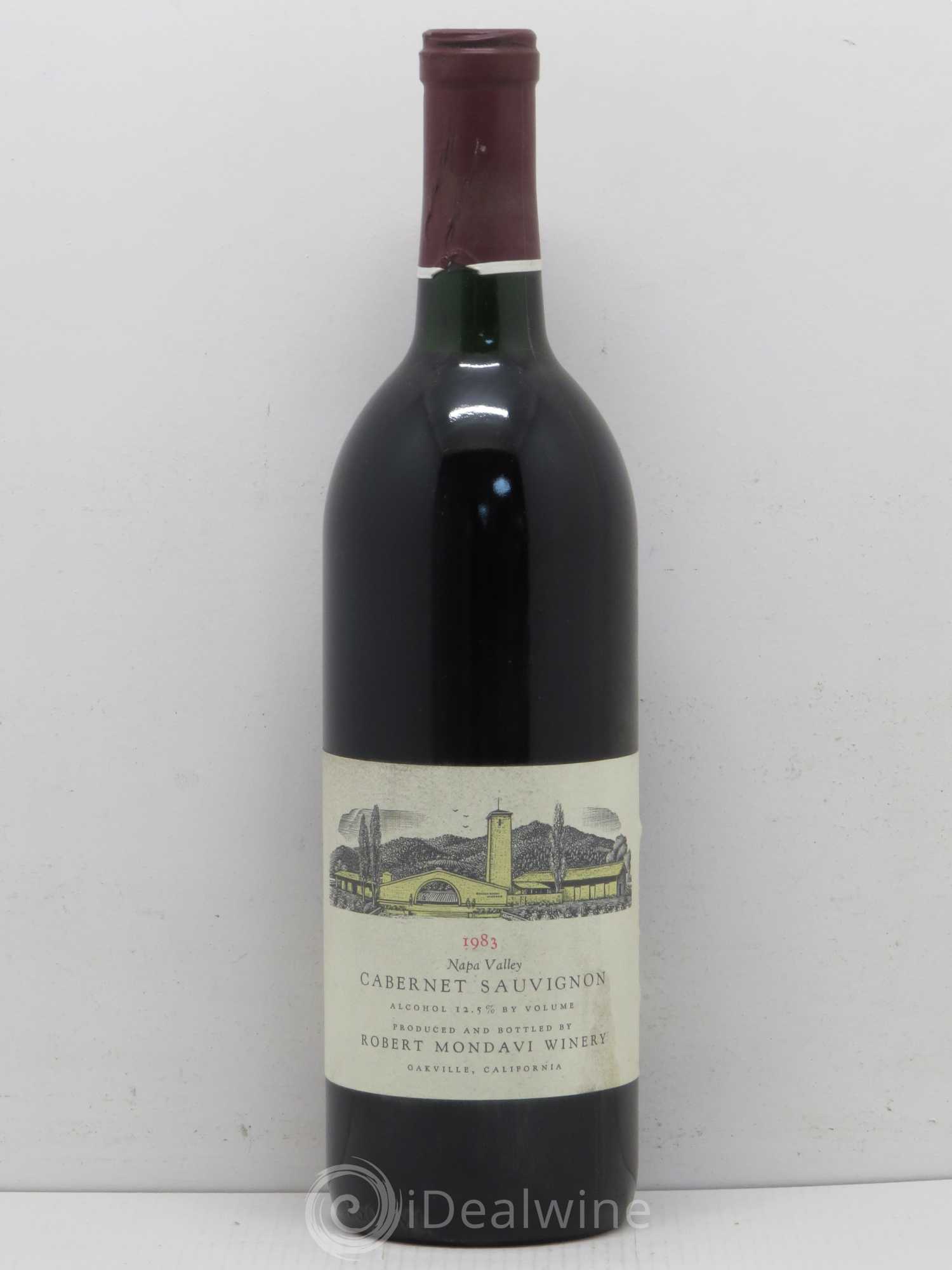 USA Cabernet Sauvignon - Napa Valley - Robert Mondavi 1983 - Posten von 1 Flasche - 0