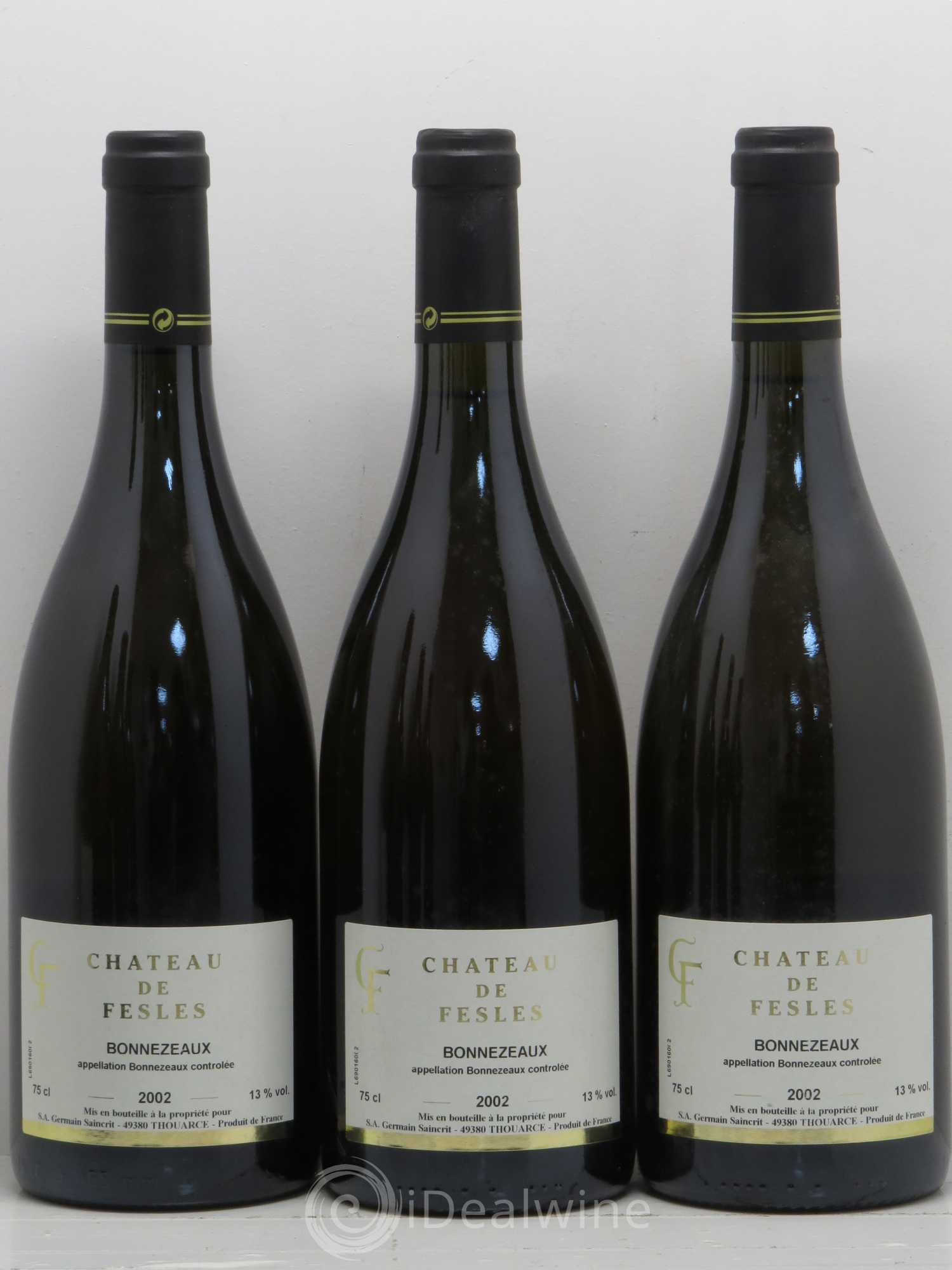 Bonnezeaux Château de Fesles 2002 - Lotto di 6 bottiglie - 1