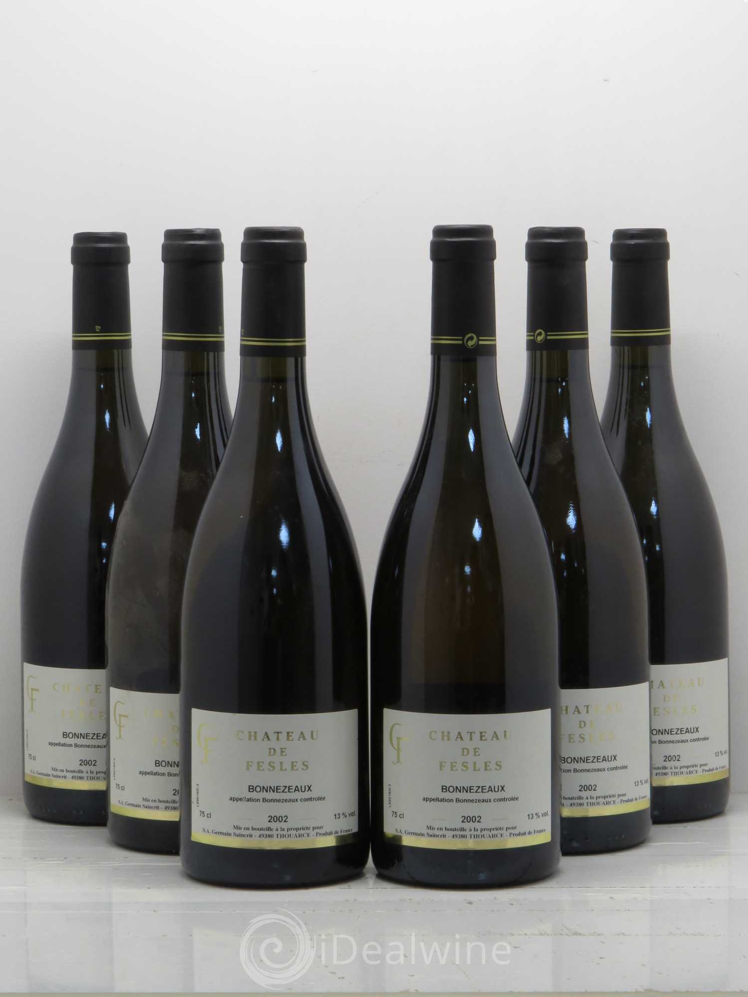 Bonnezeaux Château de Fesles 2002 - Lotto di 6 bottiglie - 0