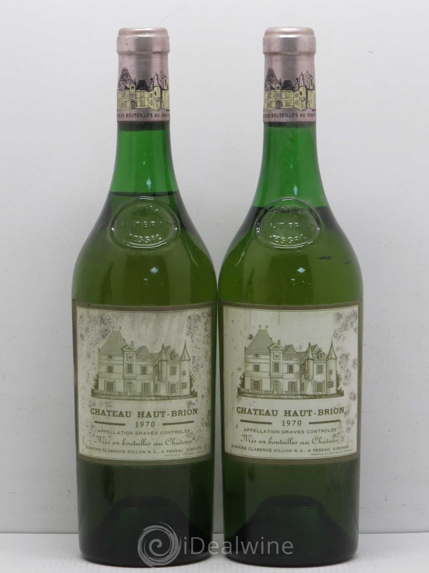 Château Haut Brion 1970 - Lot de 2 bouteilles - 0