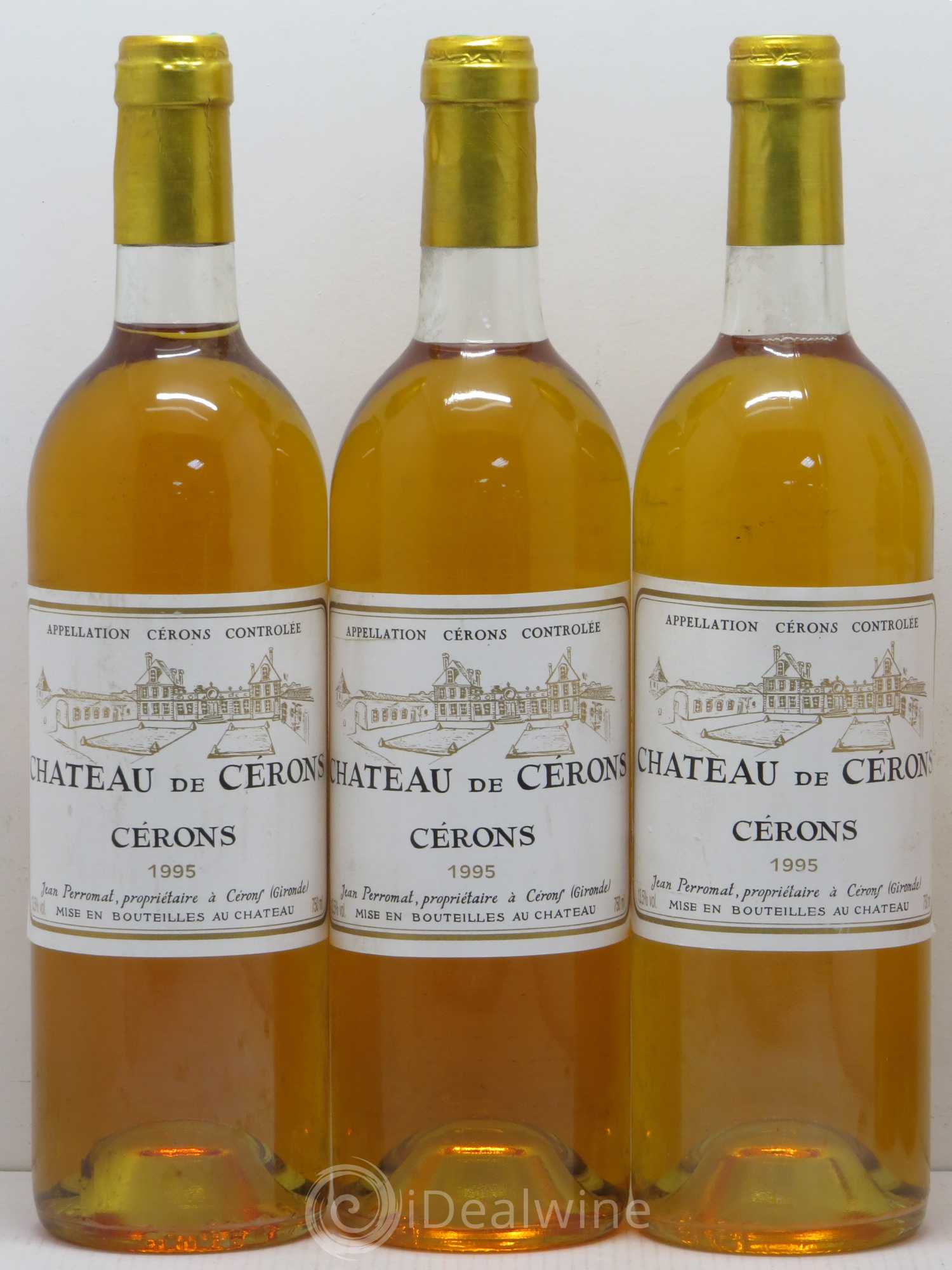 Cérons Château de Cérons - Perromat 1995 - Lot de 5 bouteilles - 1