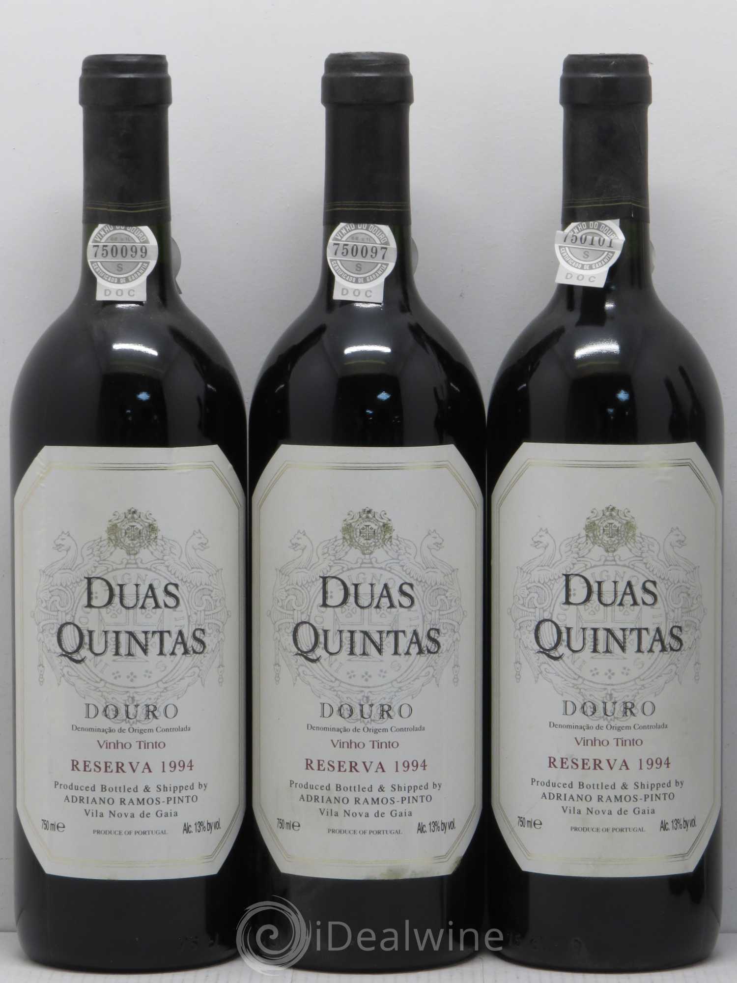 Portugal Duas Quintas Reserva Maison Ramos Pinto 1994 - Lot de 5 bouteilles - 1
