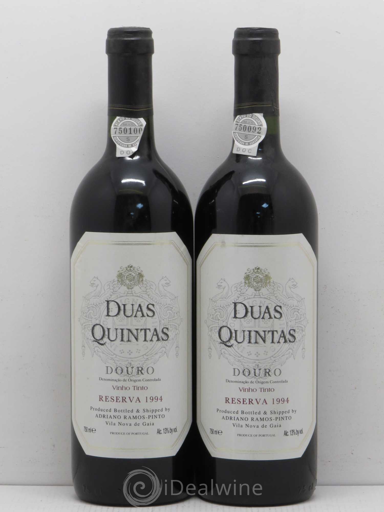 Portugal Duas Quintas Reserva Maison Ramos Pinto 1994 - Lot de 5 bouteilles - 2