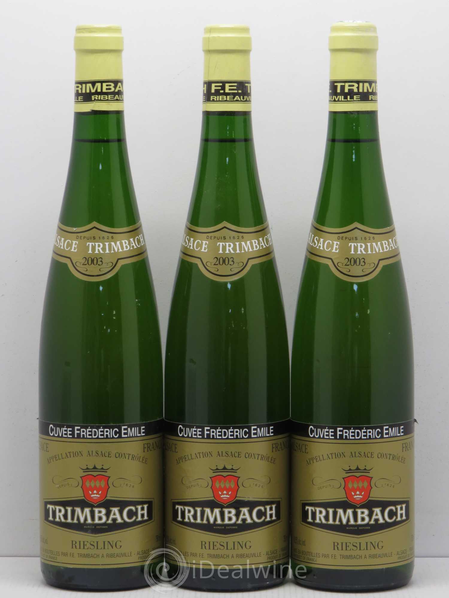 Alsace Riesling Cuvée Frédéric Emile Trimbach (Domaine) 2003 - Lot de 6 bouteilles - 2