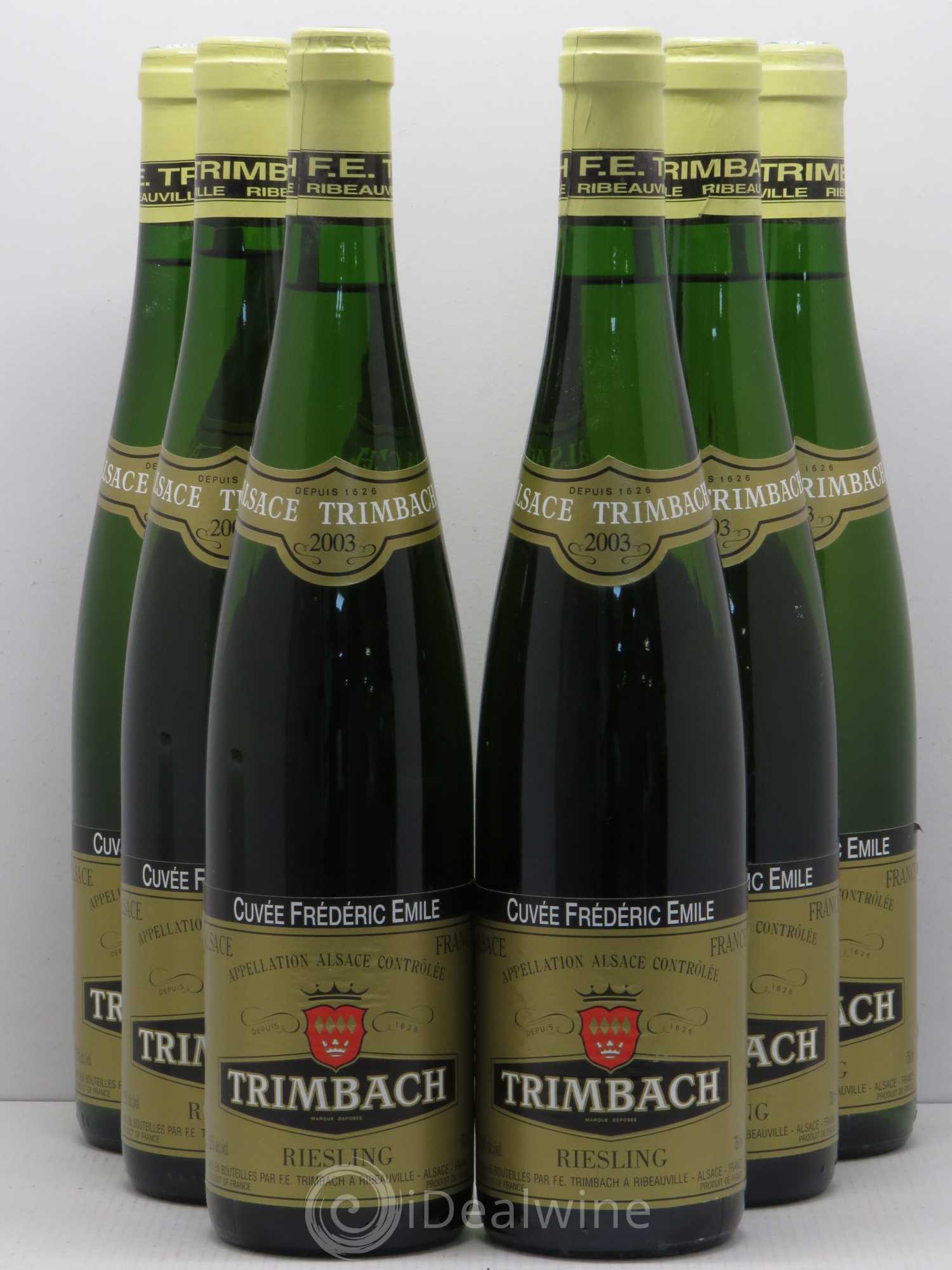 Alsace Riesling Cuvée Frédéric Emile Trimbach (Domaine) 2003 - Lot de 6 bouteilles - 0