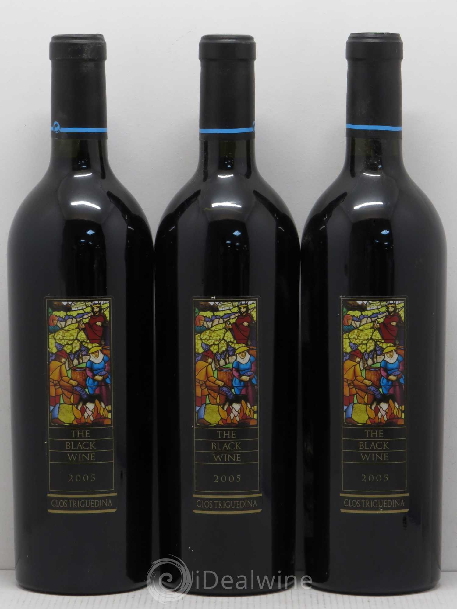 Cahors Clos Triguedina New Black Wine Jean-Luc Baldès 2005 - Lot de 6 bouteilles - 2