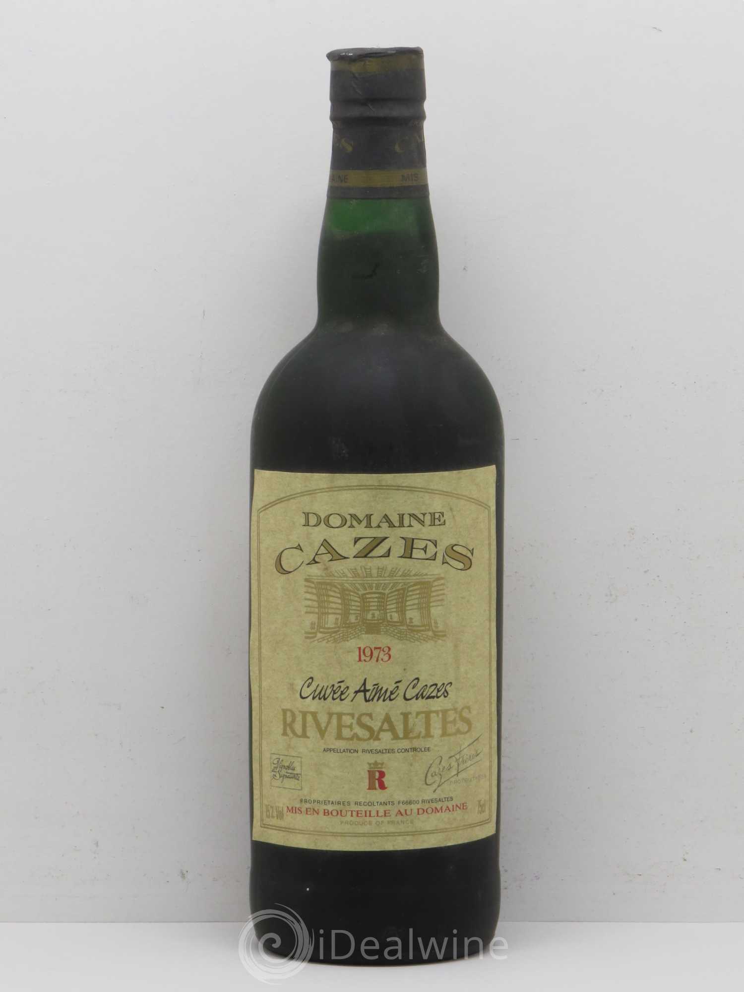 Rivesaltes Cuvée Aimée Cazes 1973 - Posten von 1 Flasche - 0