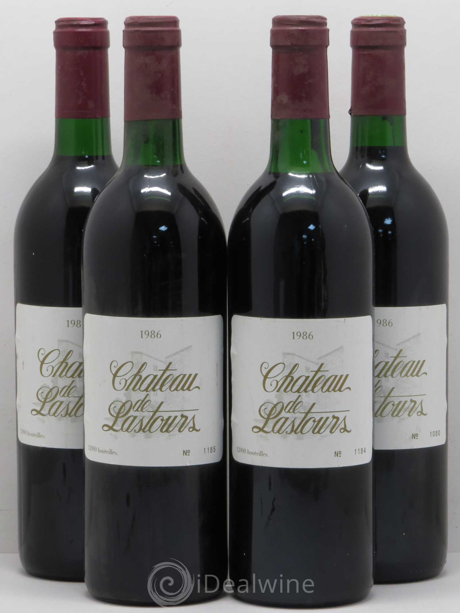 Corbières Château De Lastours 1986 - Posten von 4 Flaschen - 0