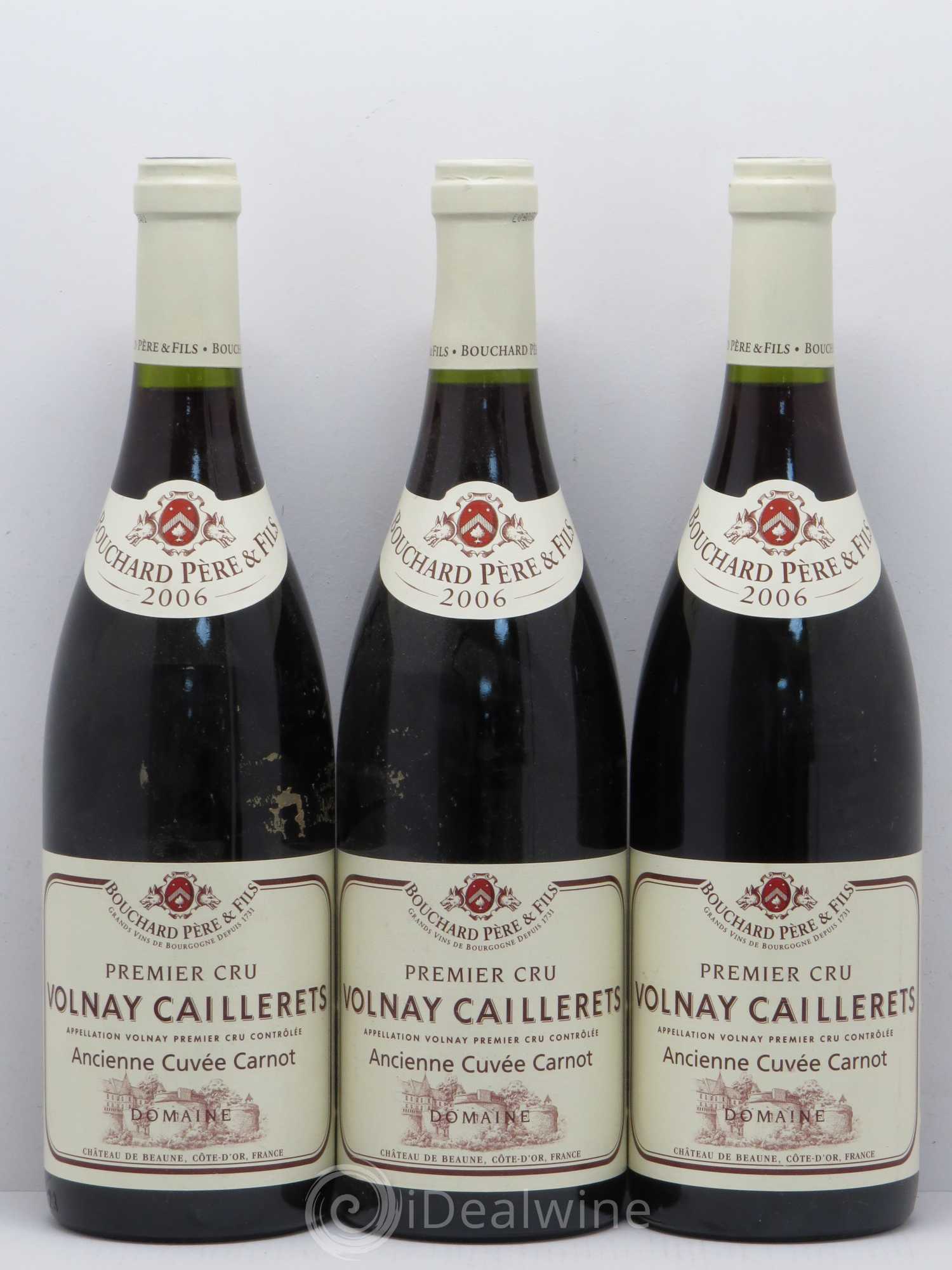Volnay 1er Cru Caillerets - Ancienne Cuvée Carnot Bouchard Père & Fils 2006 - Lot de 6 bouteilles - 2