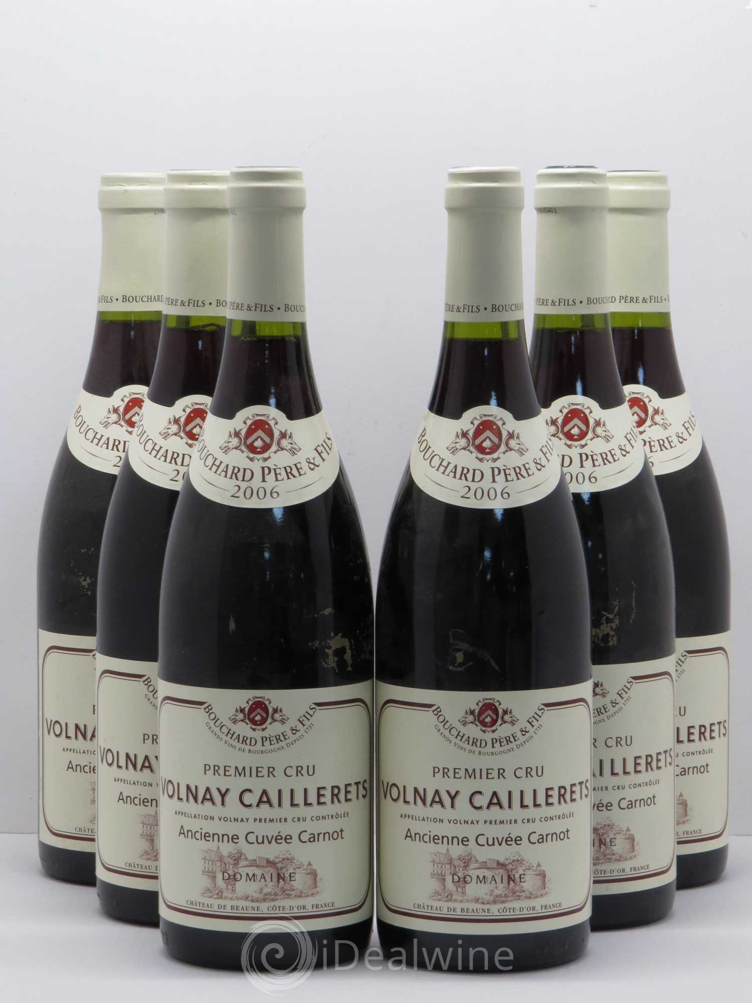 Volnay 1er Cru Caillerets - Ancienne Cuvée Carnot Bouchard Père & Fils 2006 - Lot de 6 bouteilles - 0