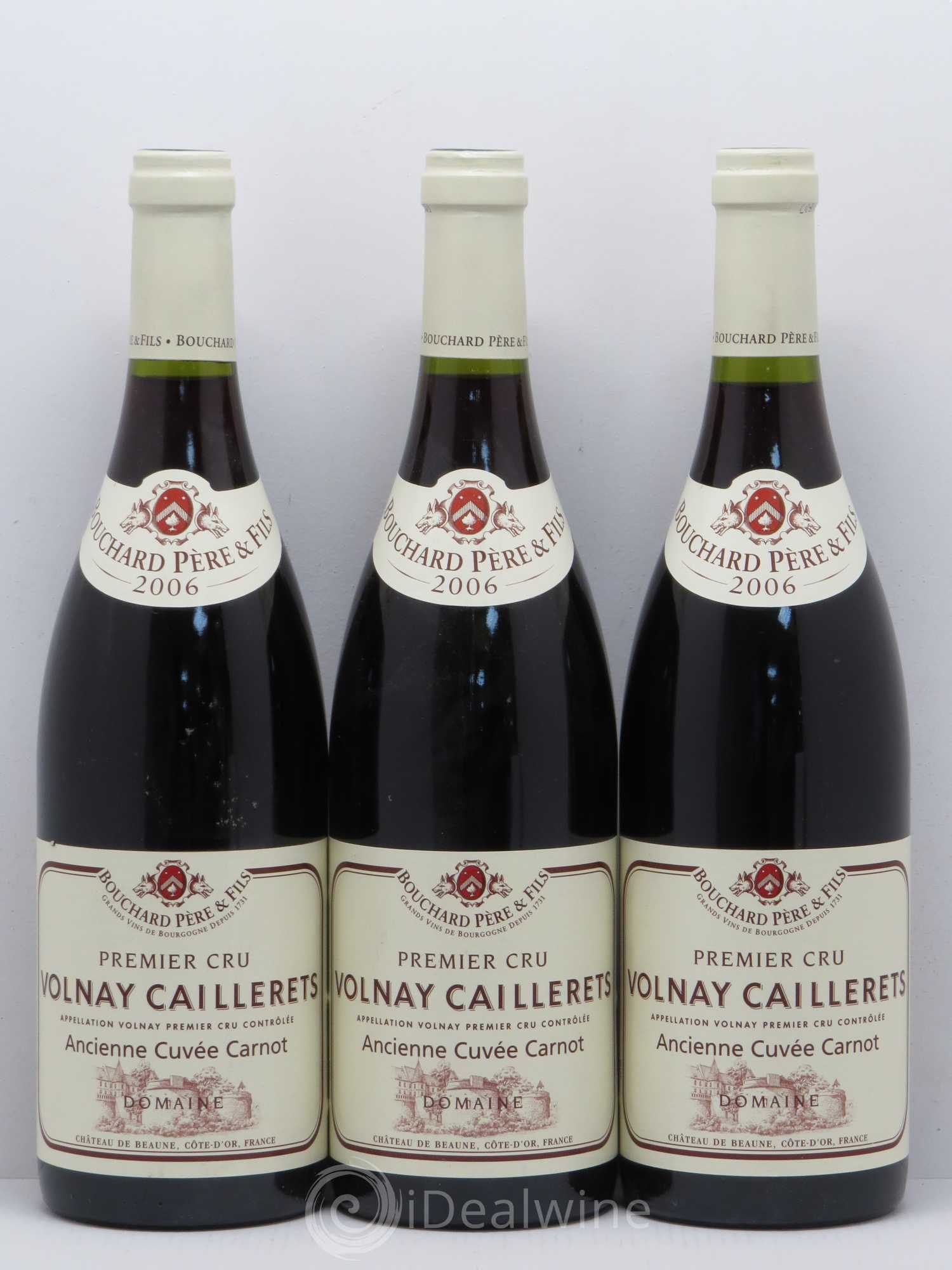 Volnay 1er Cru Caillerets - Ancienne Cuvée Carnot Bouchard Père & Fils 2006 - Lot de 6 bouteilles - 2