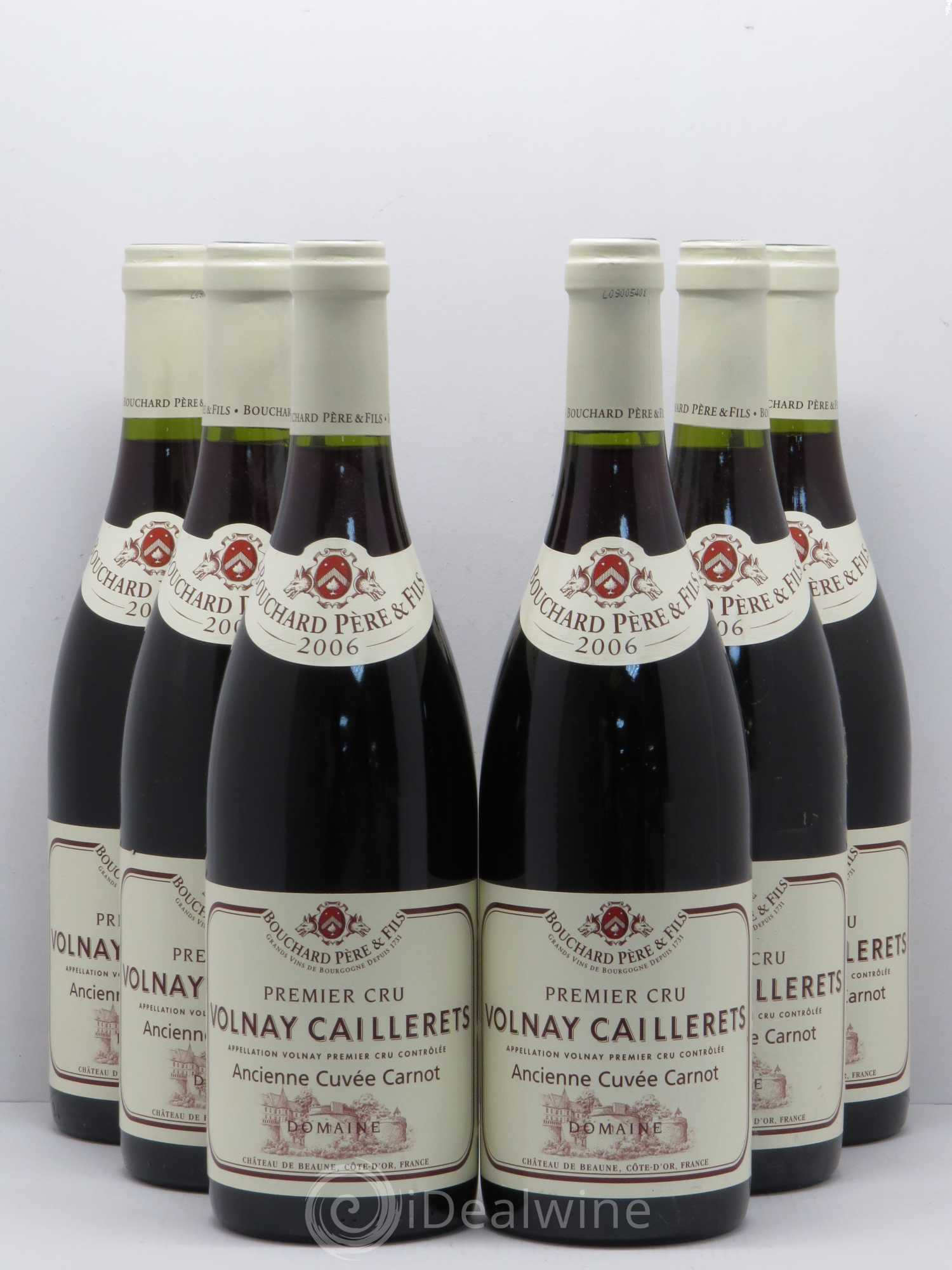 Volnay 1er Cru Caillerets - Ancienne Cuvée Carnot Bouchard Père & Fils 2006 - Lot de 6 bouteilles - 0