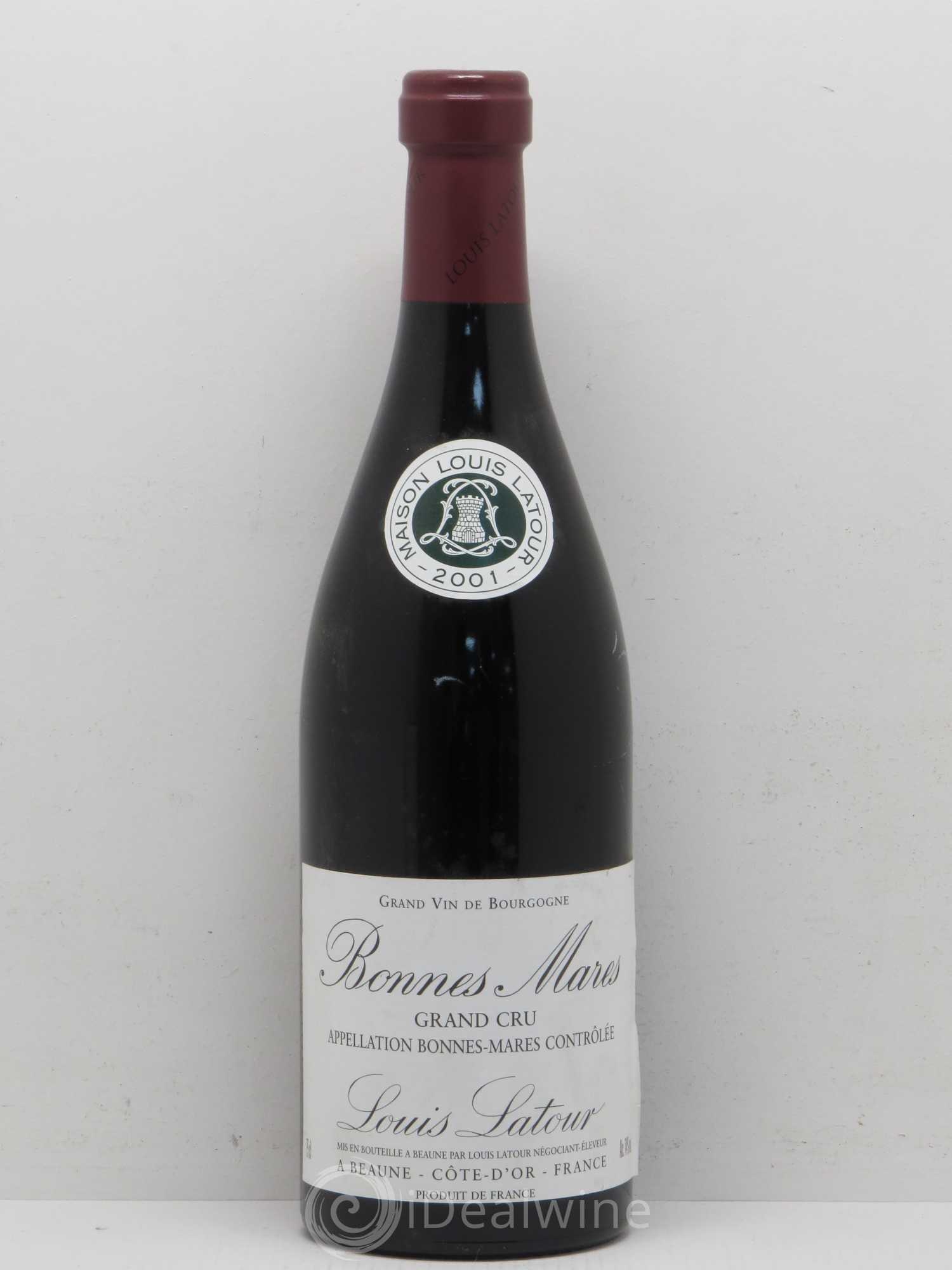 Bonnes-Mares Grand Cru Louis Latour 2001 - Lot de 1 bouteille - 0